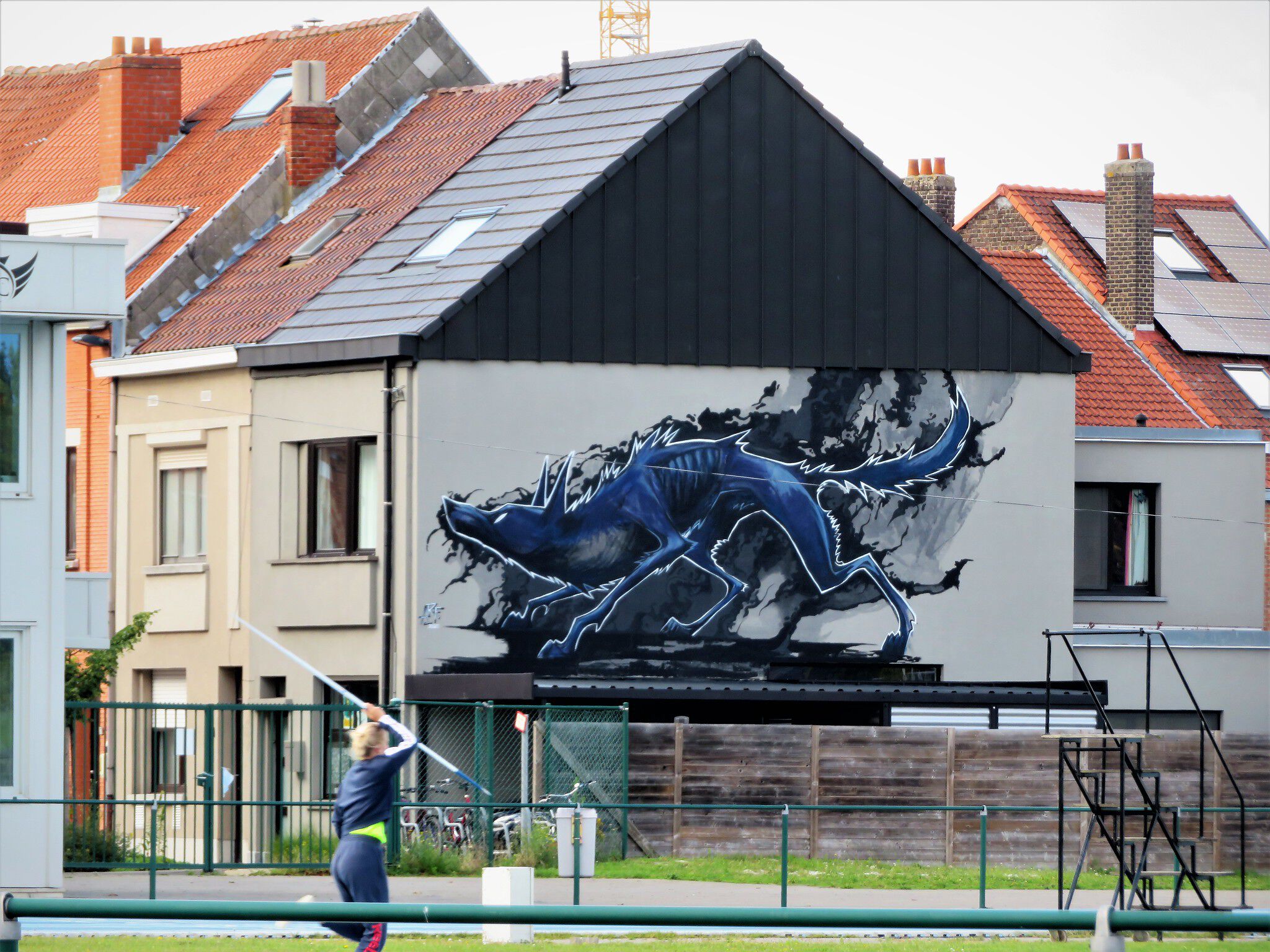 ARRF the wolf&mdash;Facade in gentbrugge