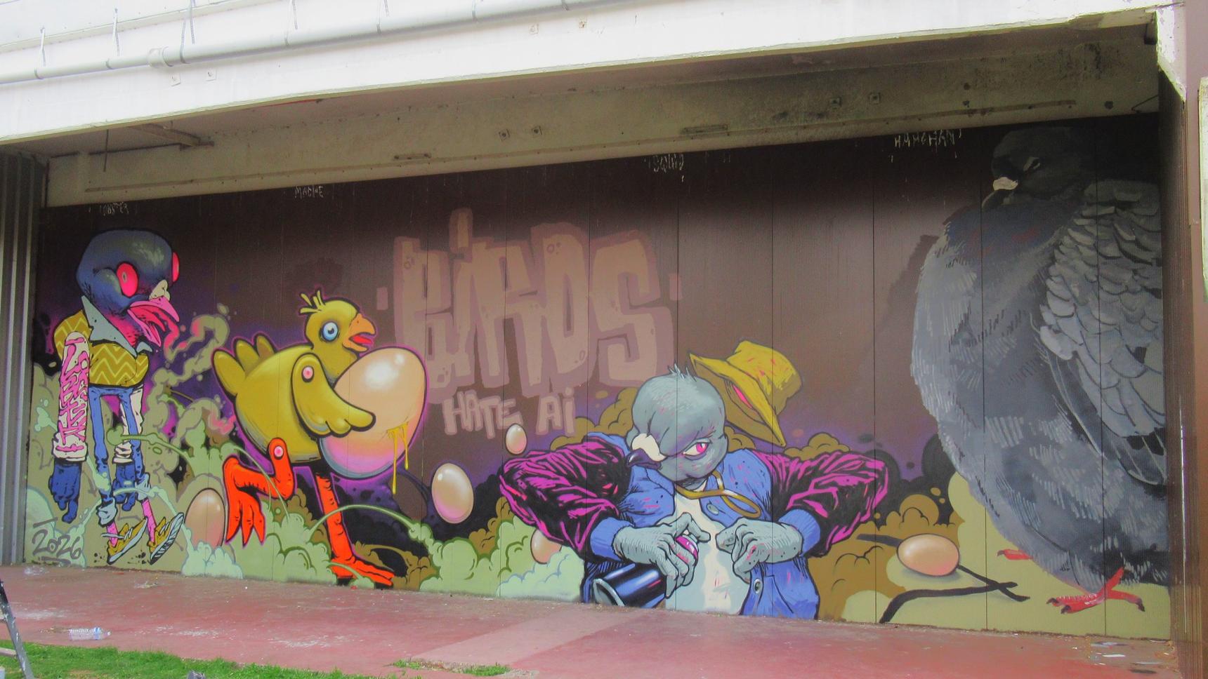 A Squid Called Sebastian, Lobster Robin, Mache, Han Coussement—Birds hate AI