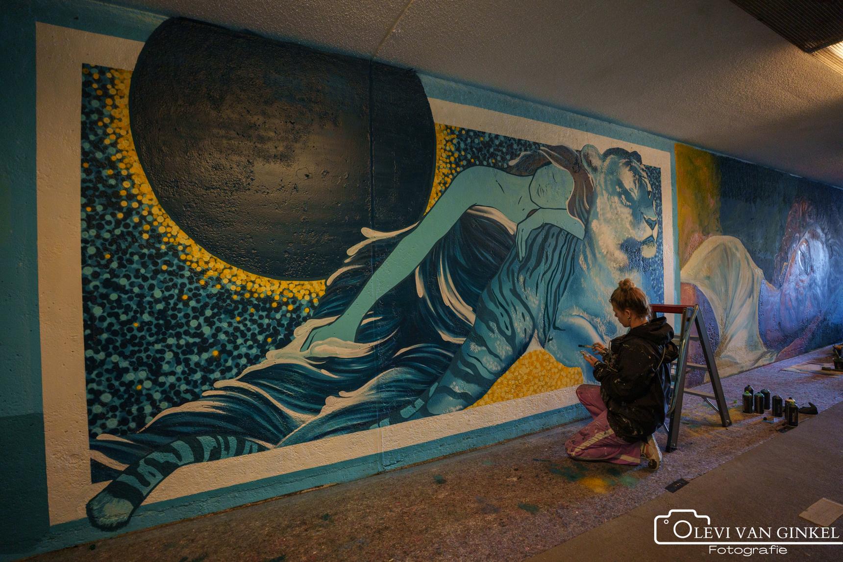 Zmaja, Marloes De Kiewit, Laxmi Manuela, Simian Switch, VAAF, Toscanabanana, Sokaris, Anouk Brand, Lucile Van Laecken, Rutger Termohlen, Sowet, Zark, Studio mutoni, Sasko, Kseniia Nel—Bospoorttunnel 'Wij eisen de nacht op'