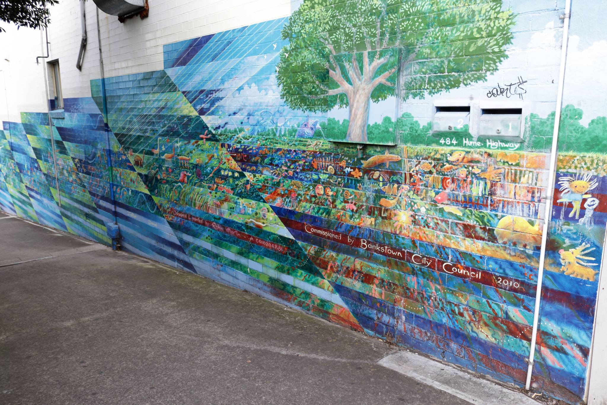 Robin Martin&mdash;Yagoona Station Mural