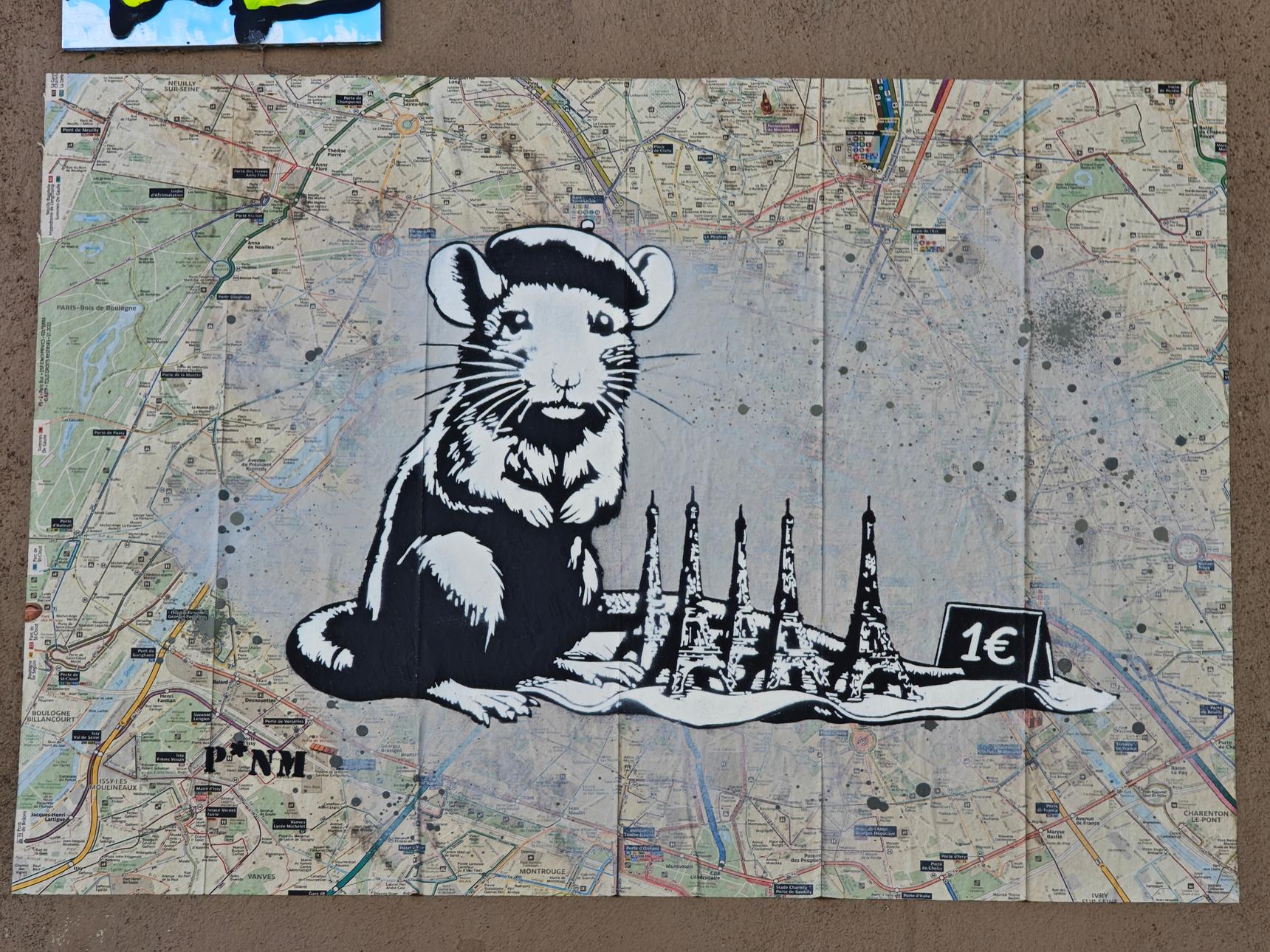 Click Street Vendeur De Rue by p*nm - Street Art Cities