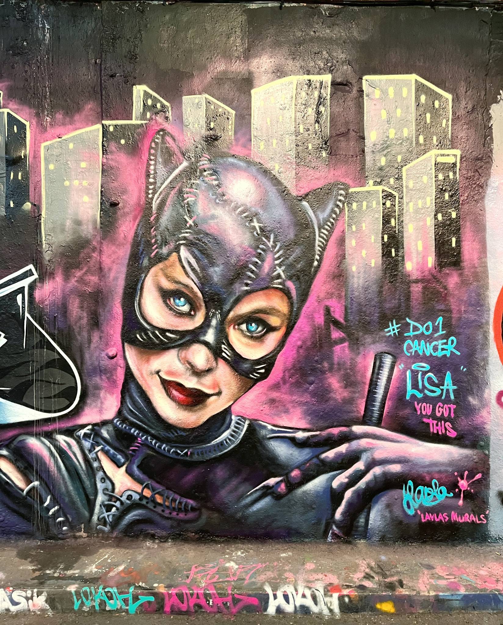 Laylas Murals, Coar Blimey, do1cancer&mdash;Batwoman 