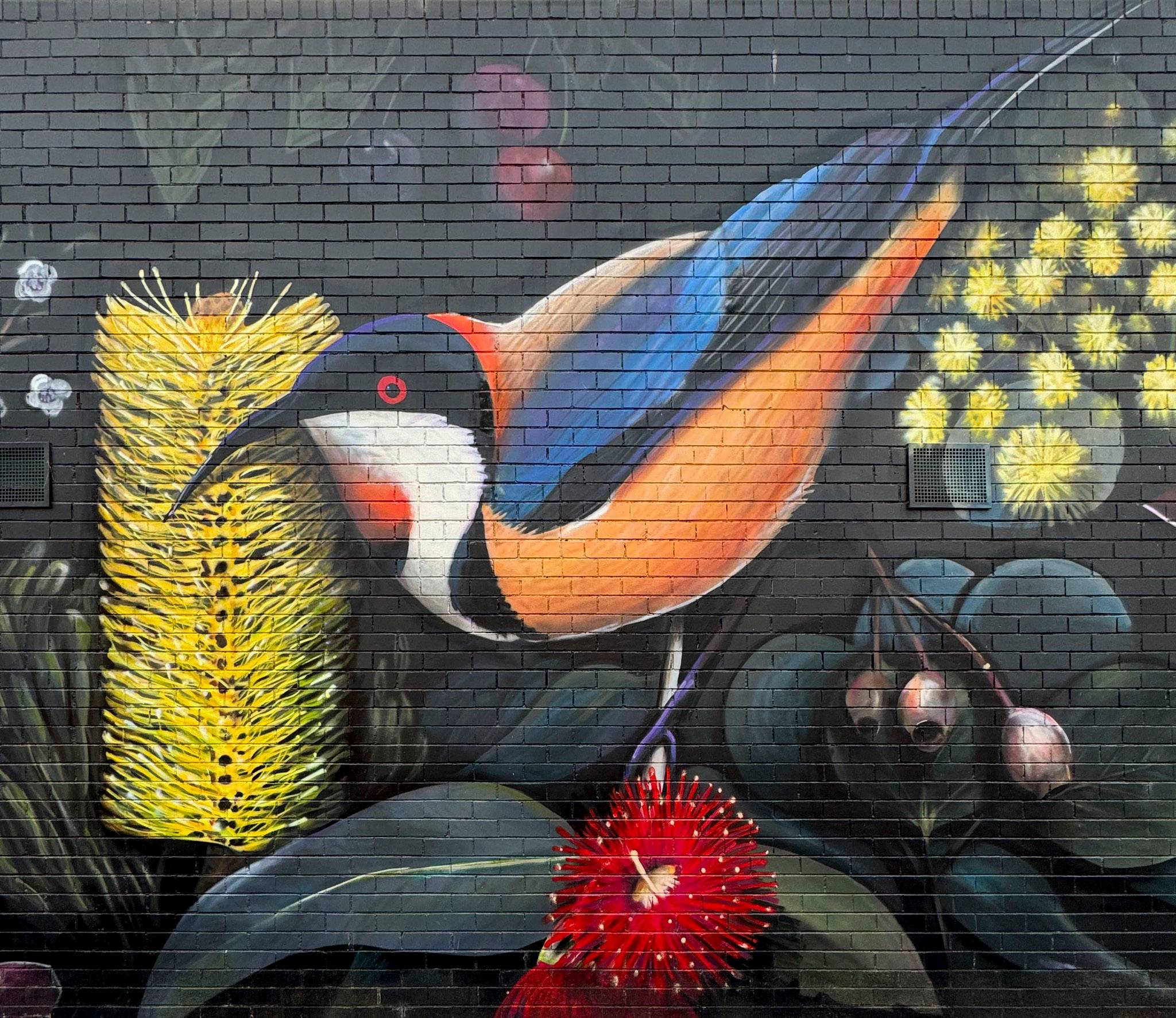 Buzzart&mdash;Eastern Spinebill and Florals