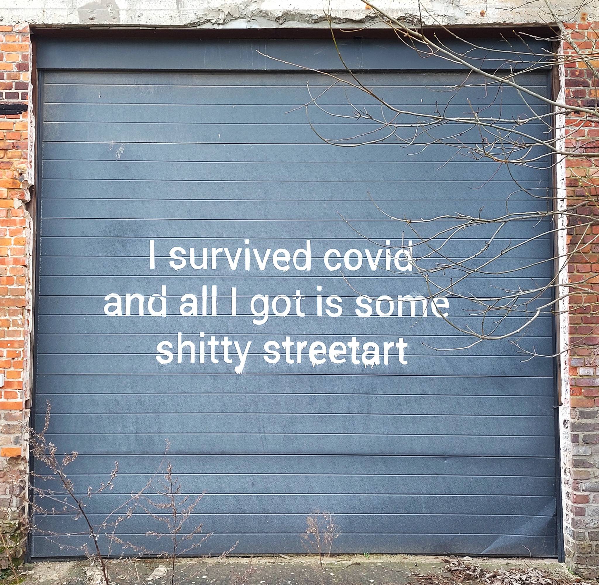 Apac&mdash;I survived covid and all I got is some shitty streetart