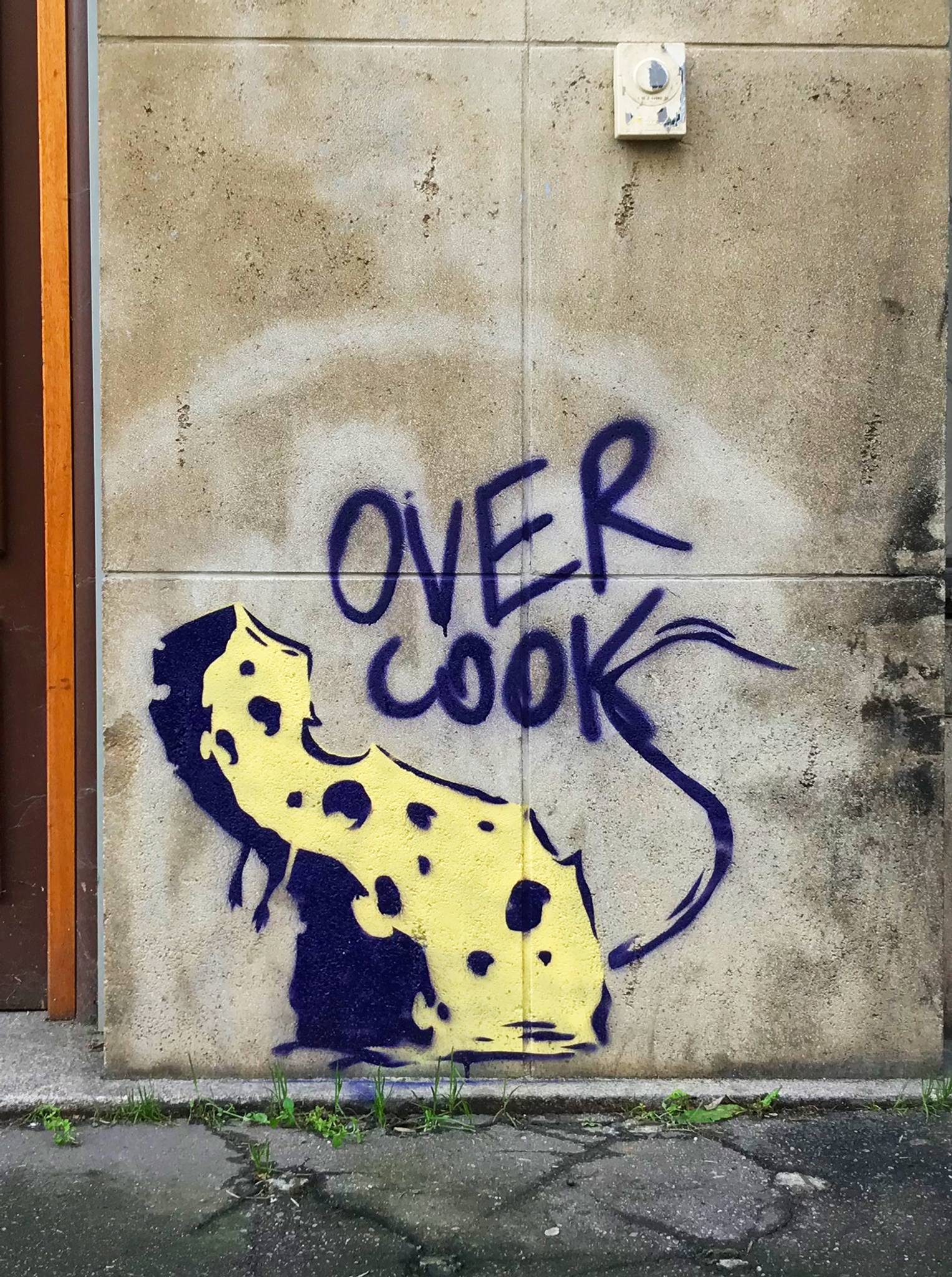 Overcook&mdash;Cheese overcook