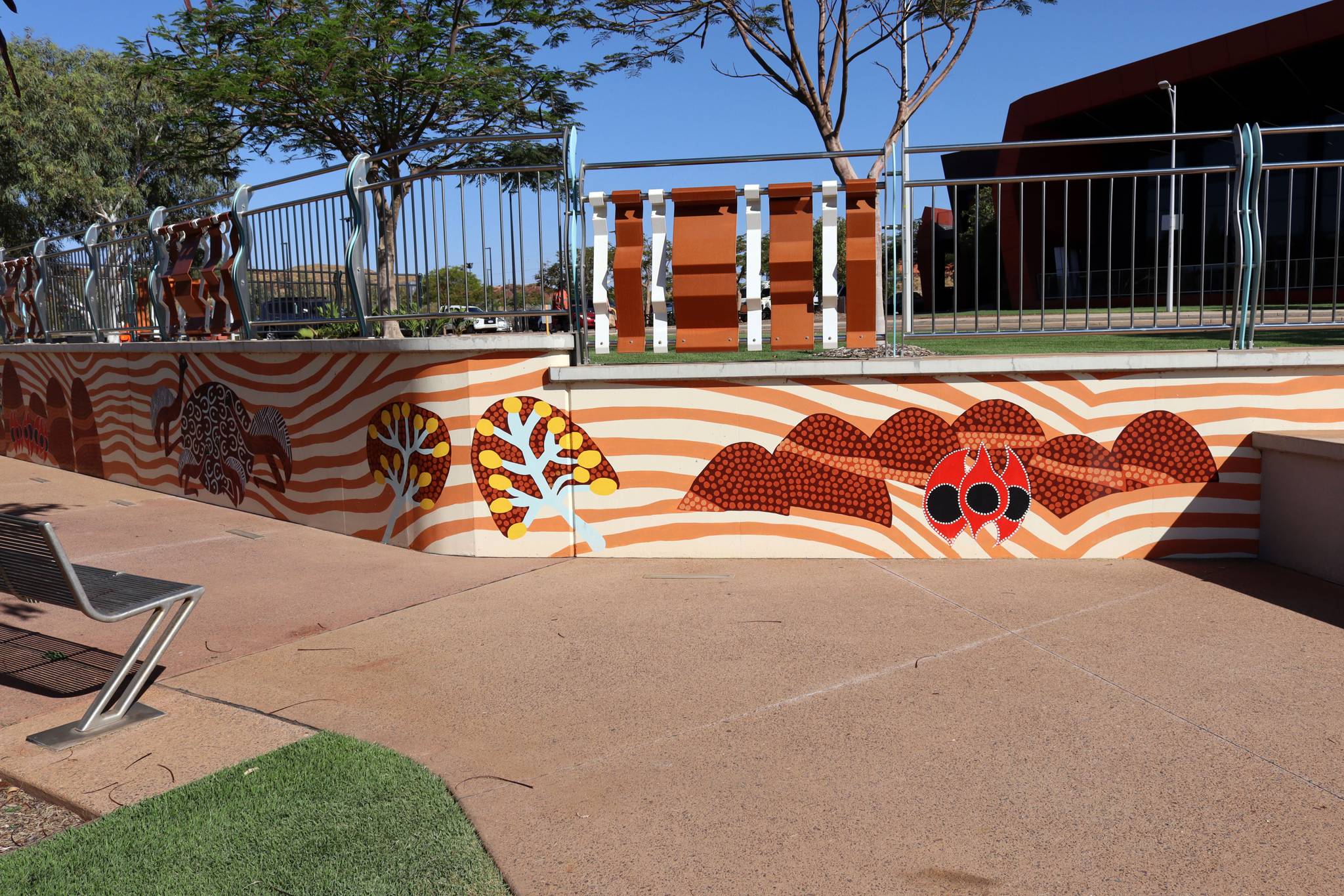 Helen Ansell, Carrie McDowell&mdash;Walgu Park Mural