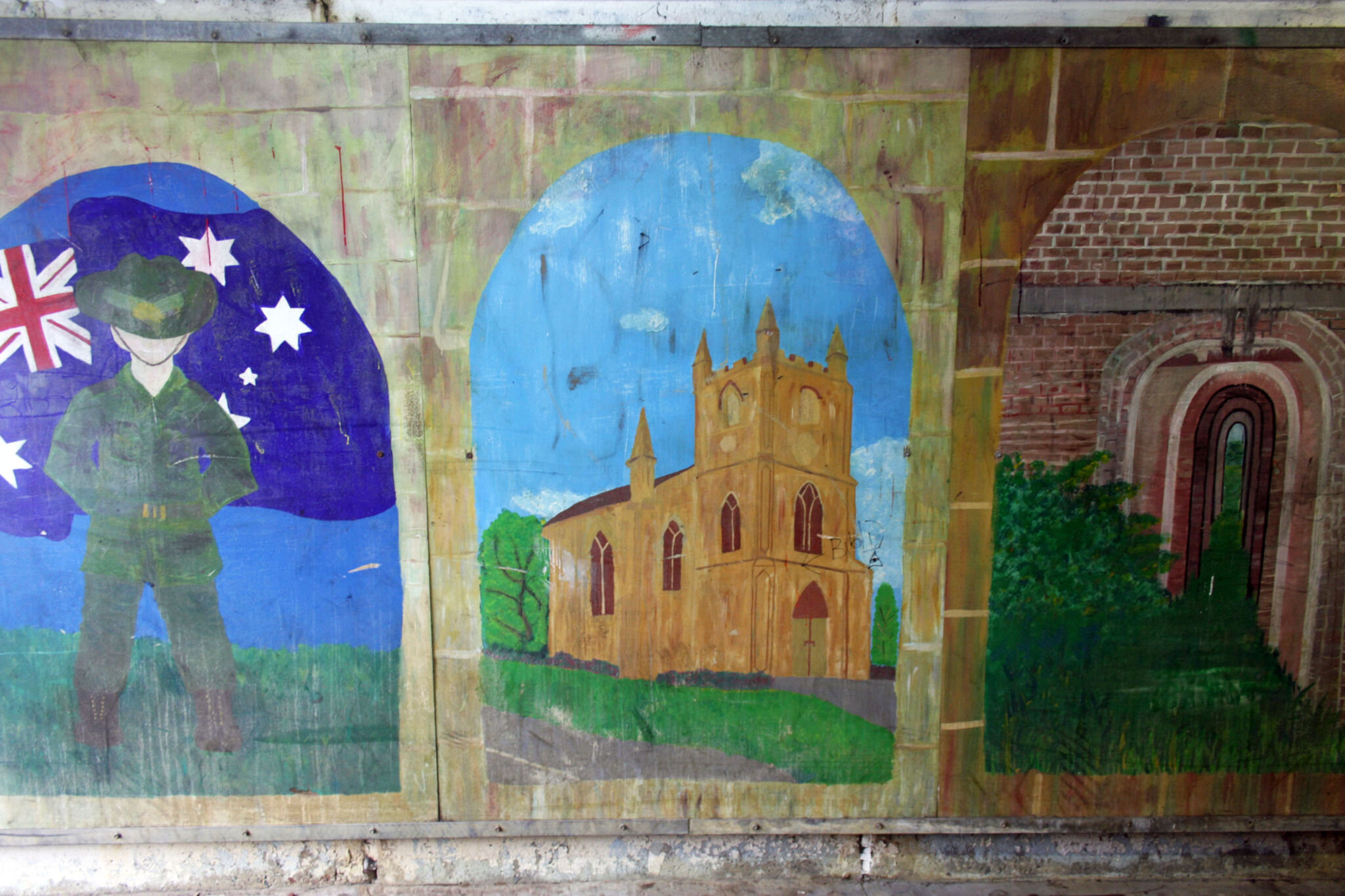 Catherine McCauley High School, Holroyd High School&mdash;Merrylands Station Underpass Mural