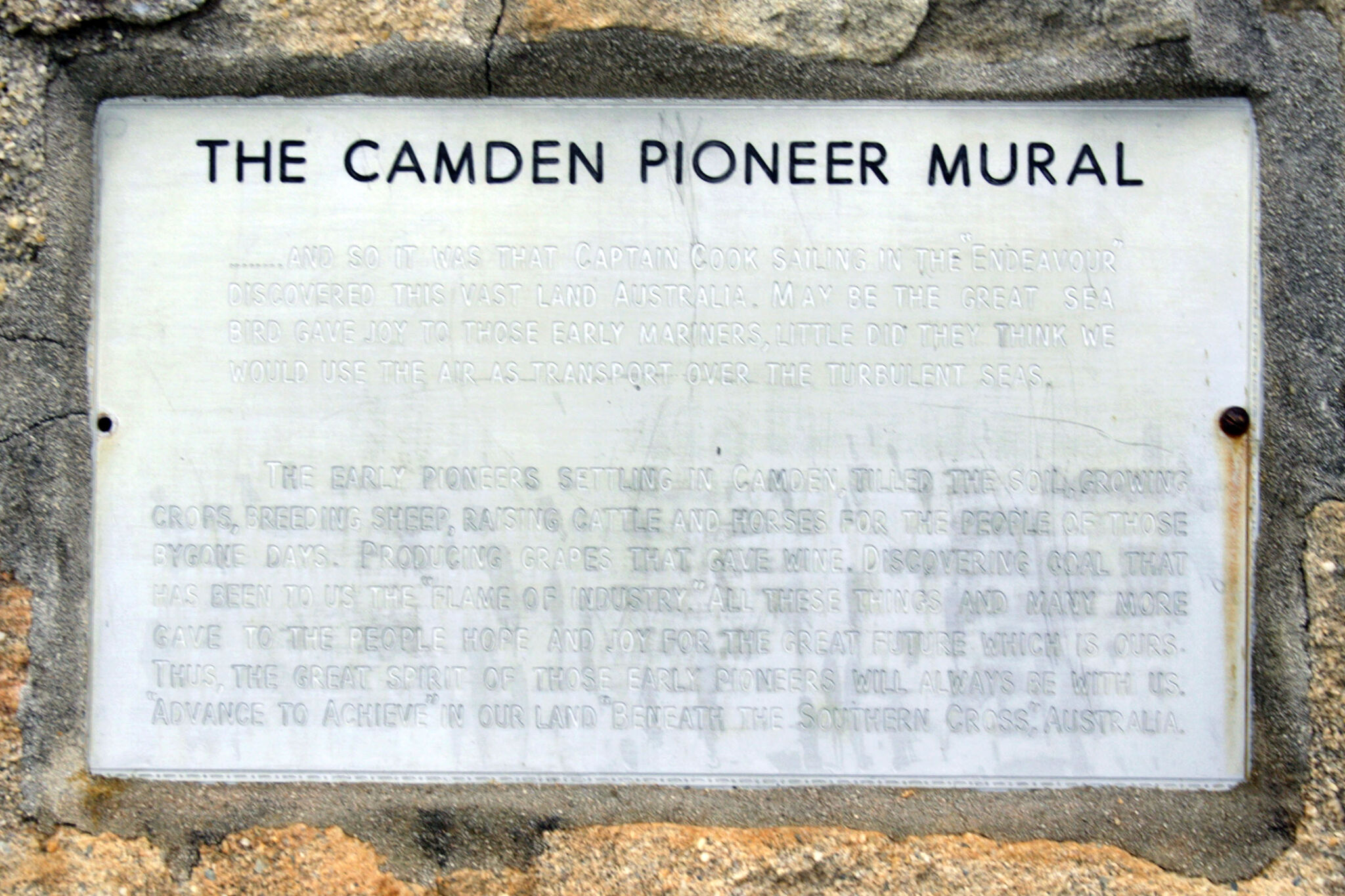 Byram Mansell&mdash;The Camden Pioneer Mural