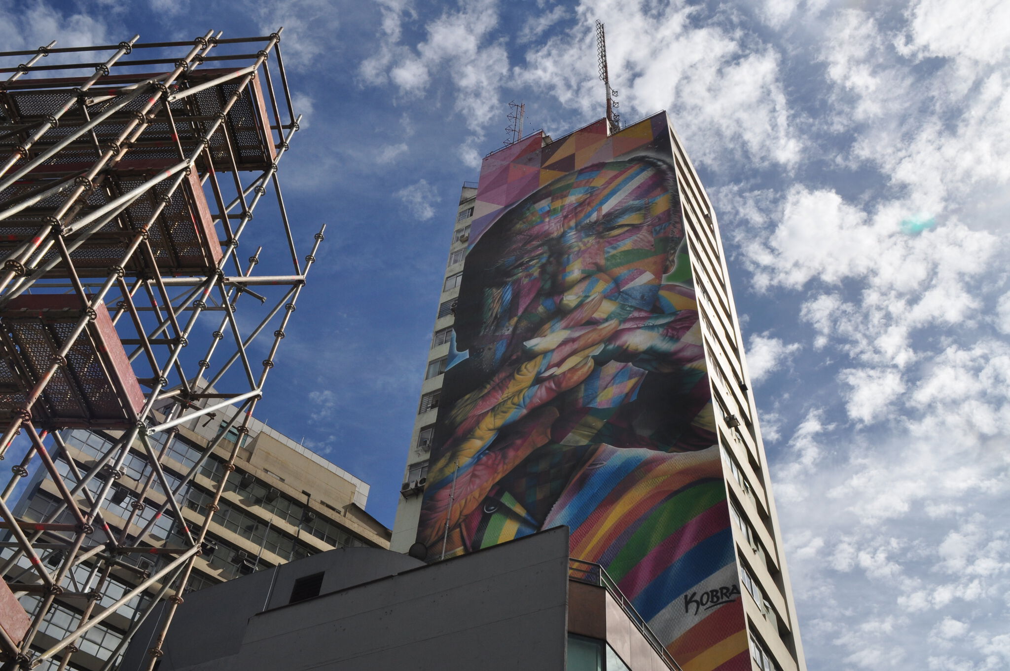 Eduardo Kobra&mdash;Oscar Niemeyer - 2013