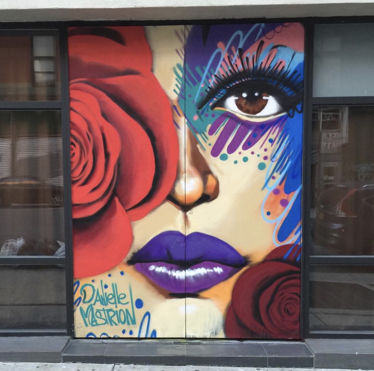 Danielle Mastrion&mdash;The Rose Face on Lafayette