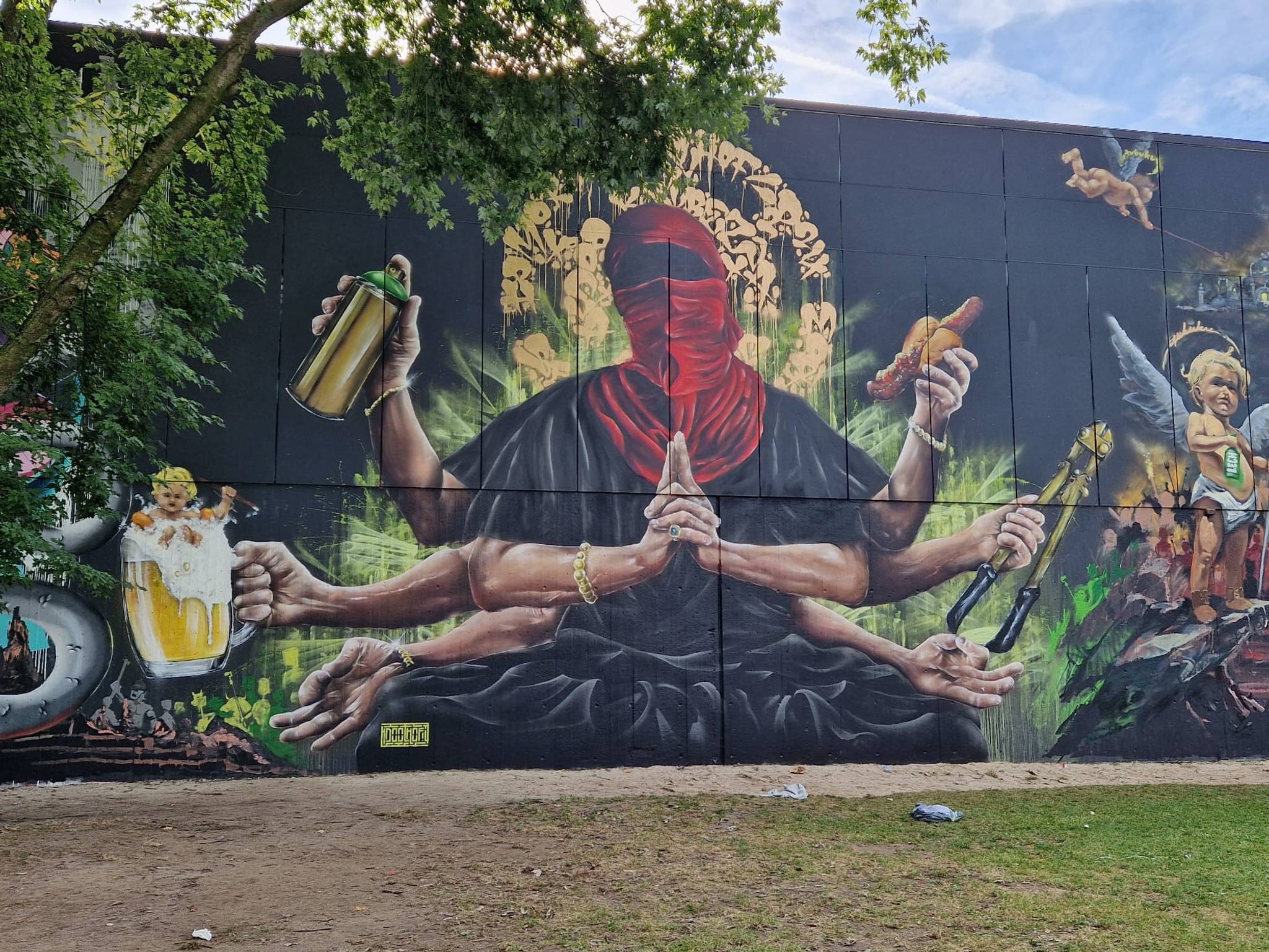 Sander Dolstra, Dosa,Moris (Doolhof), Moris&mdash;Graffiti-Shiva