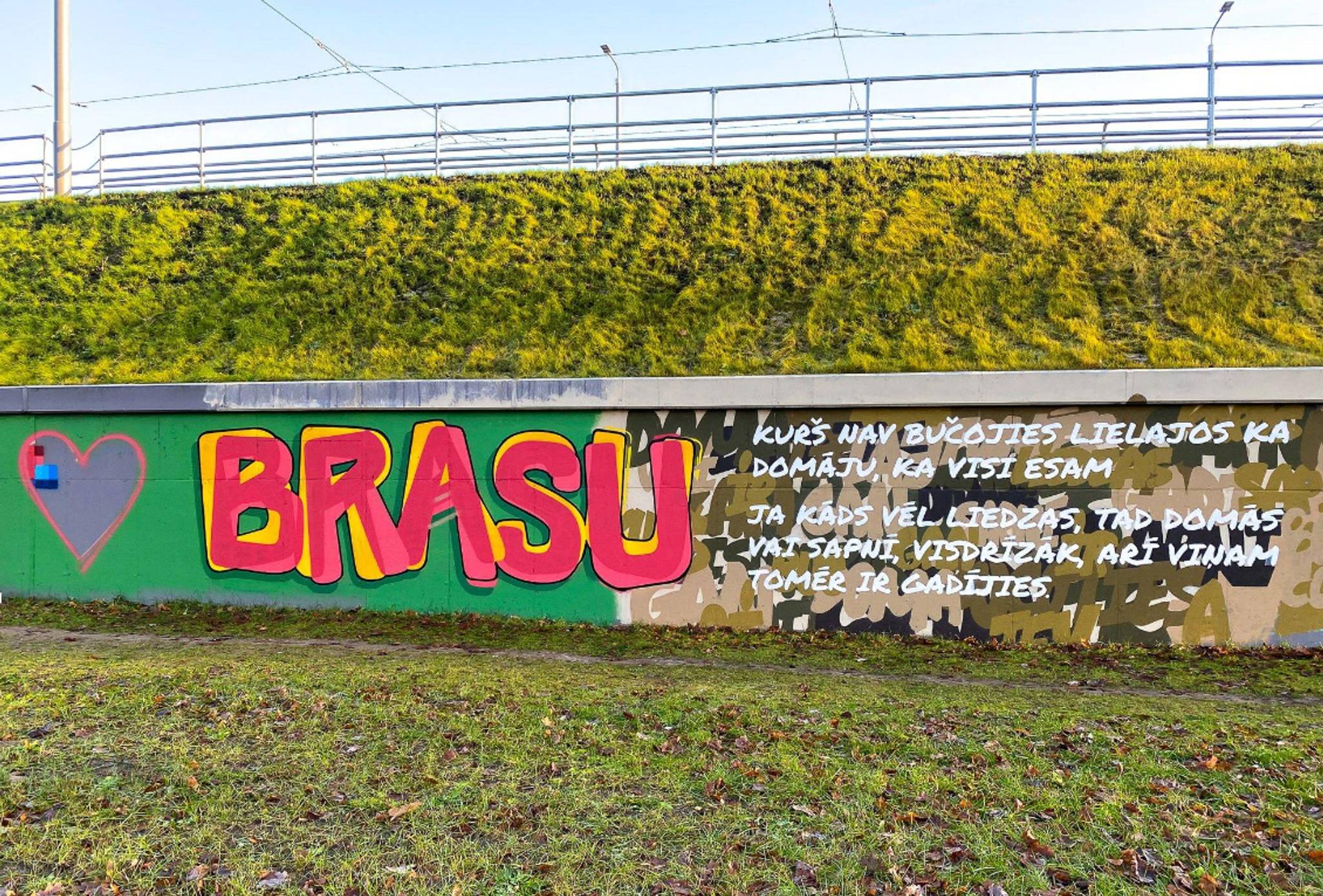 Dainis Rudens&mdash;Mural of Brasa bridge