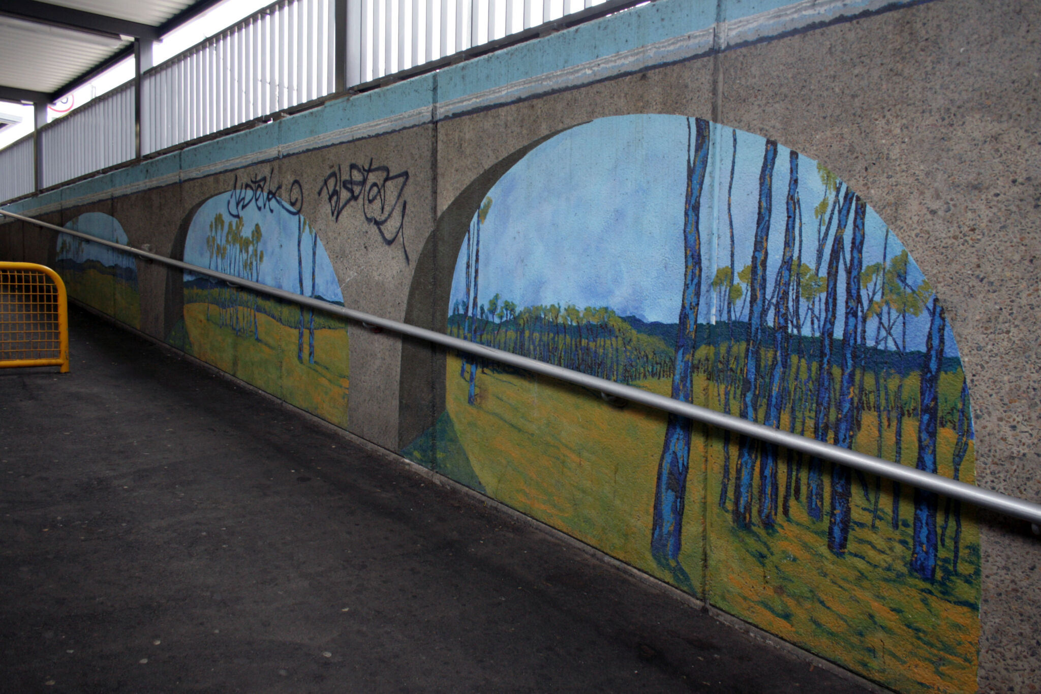 Rodney Monk&mdash;Guildford Underpass Mural