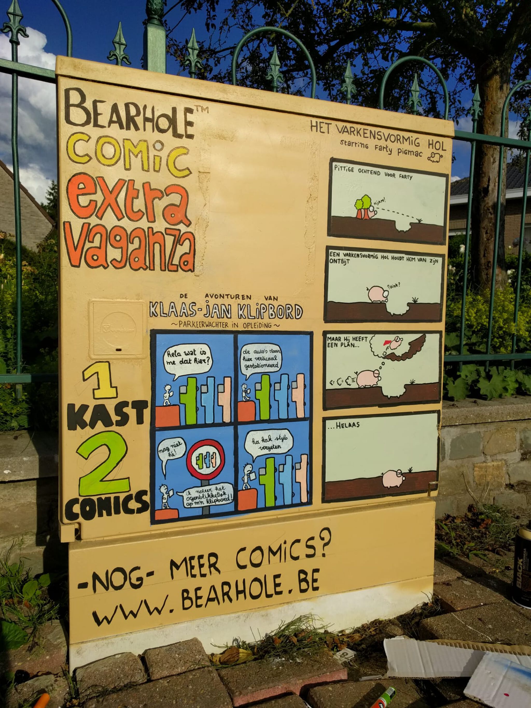 Bearhole&mdash;Tour Elentrik - Bearhole cartoon