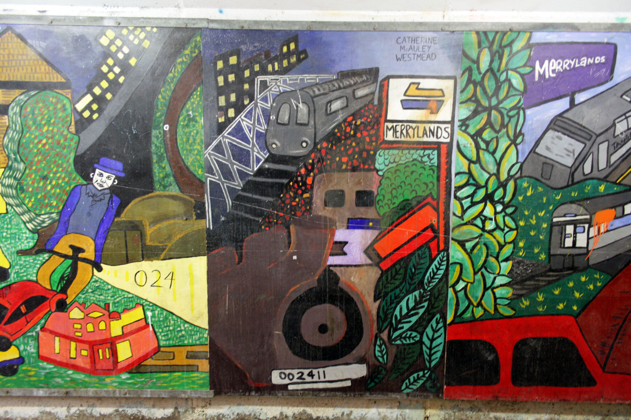 Catherine McCauley High School, Holroyd High School&mdash;Merrylands Station Underpass Mural