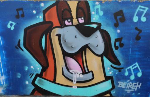 Singing dog