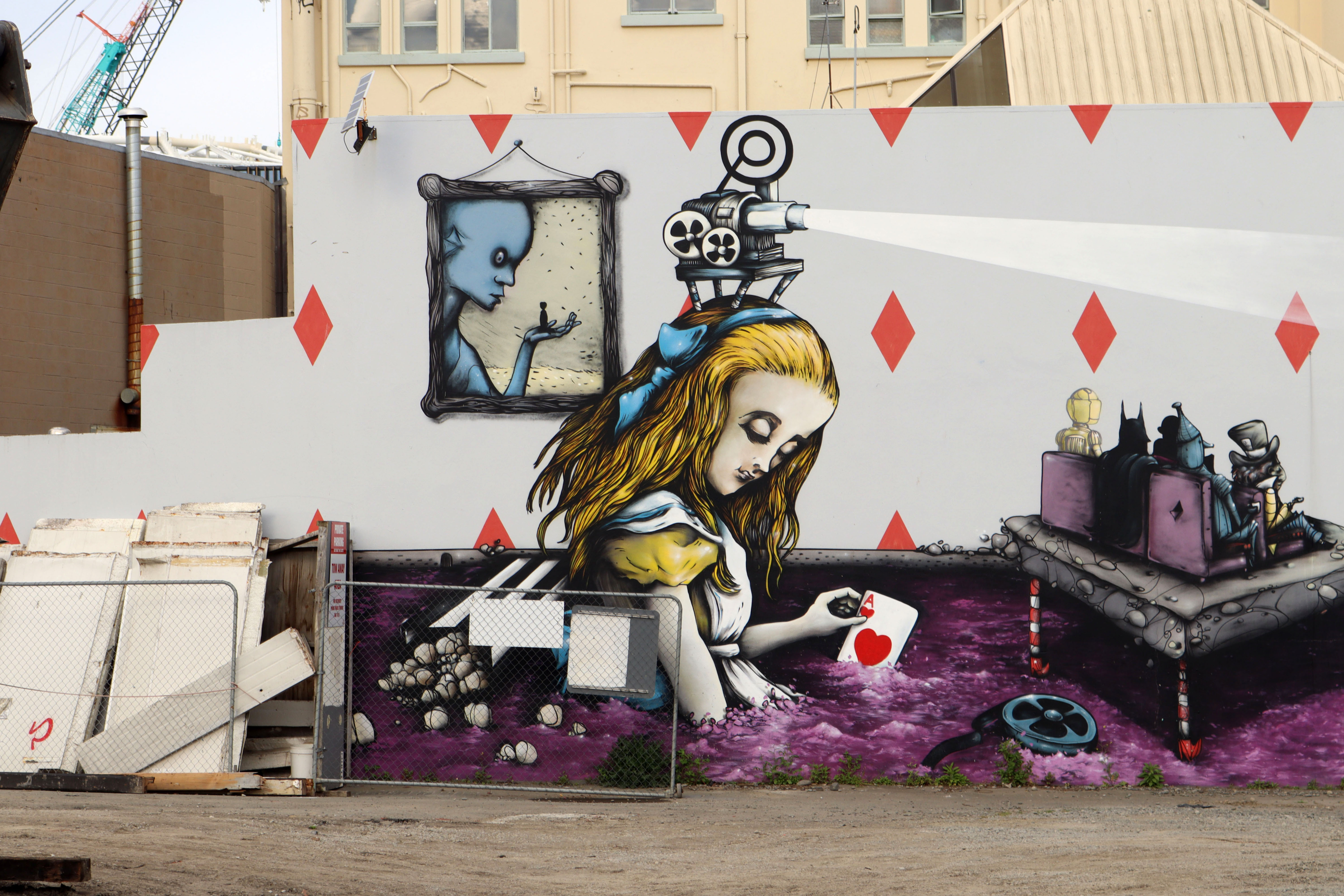 Alice in Videoland by Jacob Yikes - Street Art Cities