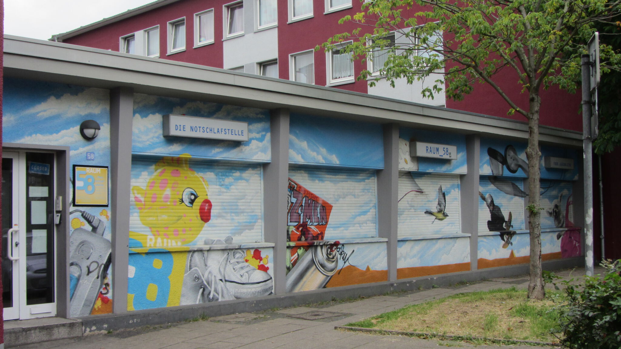 Gabor Doleviczenyi&mdash;Raum 58 - Night shelter for homeless juveniles