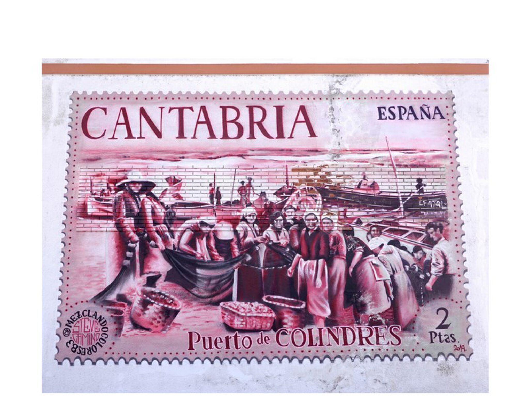 Steve Camino&mdash;Cantabria Stamp
