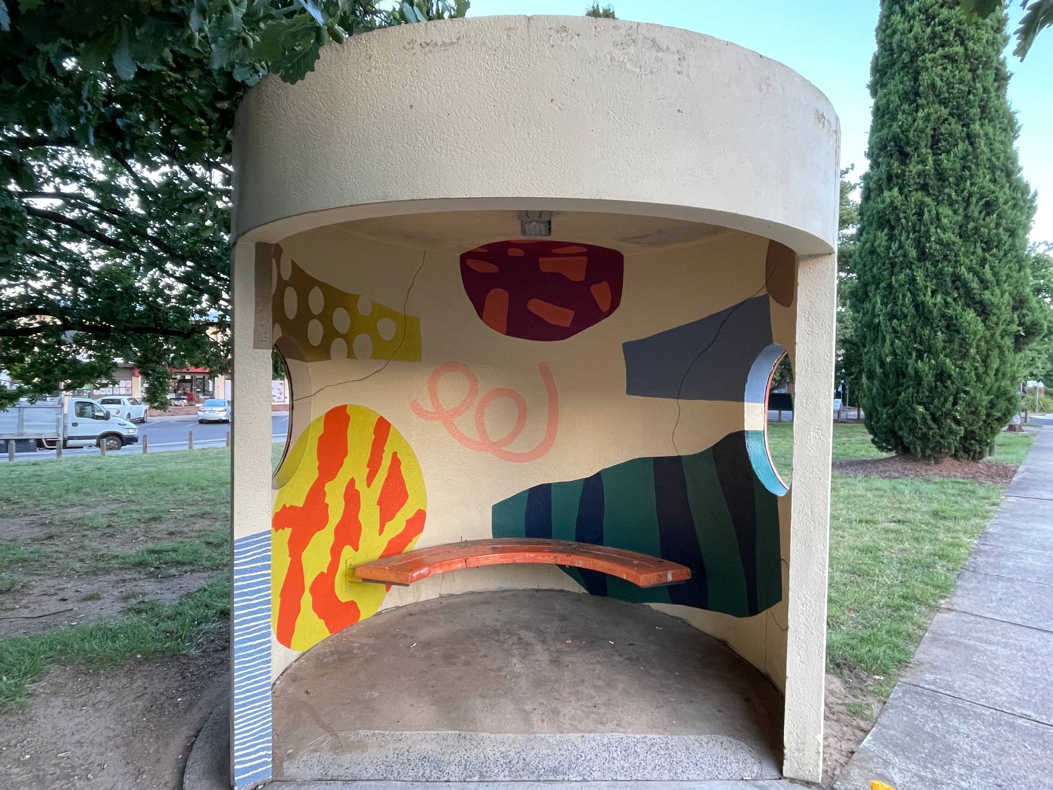 Unknown - Canberra&mdash;Ainslie Shops Bus Shelter Mural