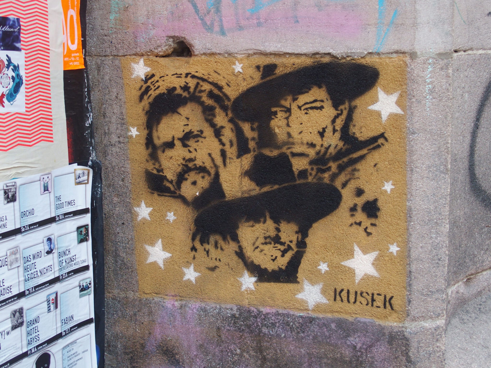 Kusek&mdash;Stencil with unknown title