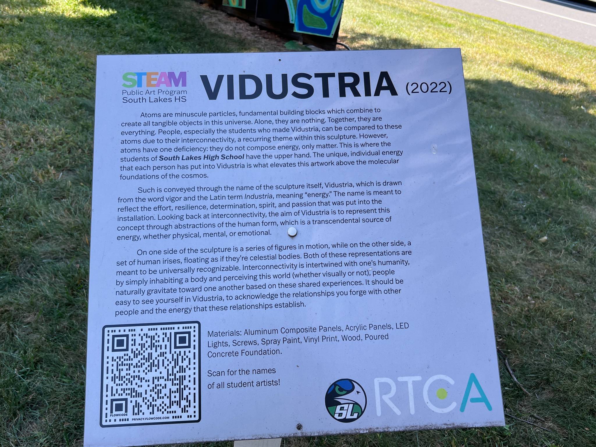 South Lakes High School STEAM Team&mdash;Vidustria