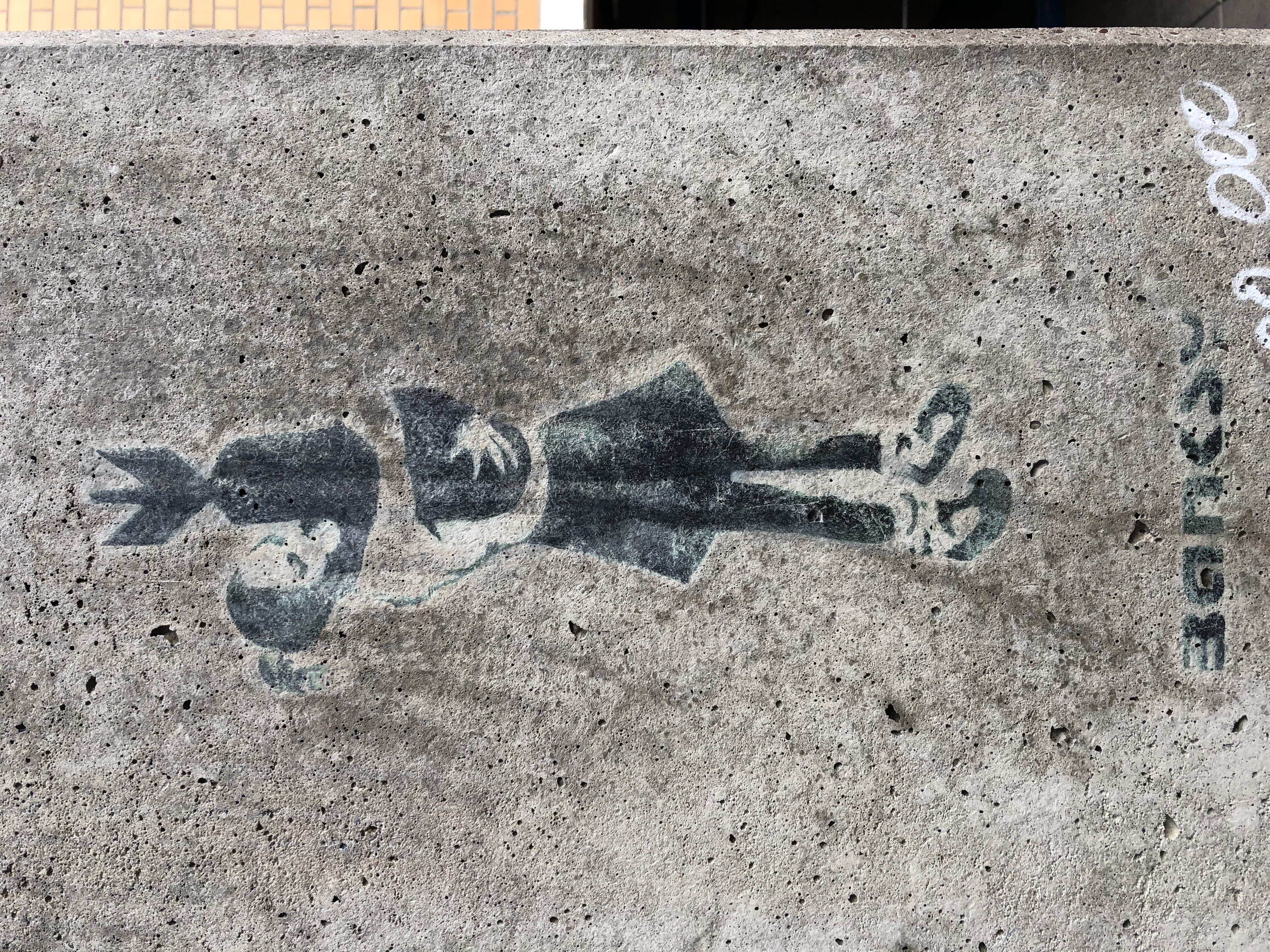 Bomb hugger (real & fake) by Banksy - Street Art Cities