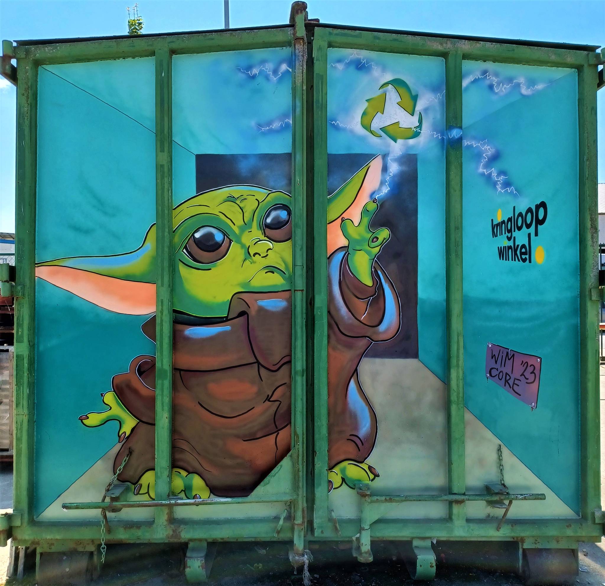 Wim Core&mdash;Recycling Yoda
