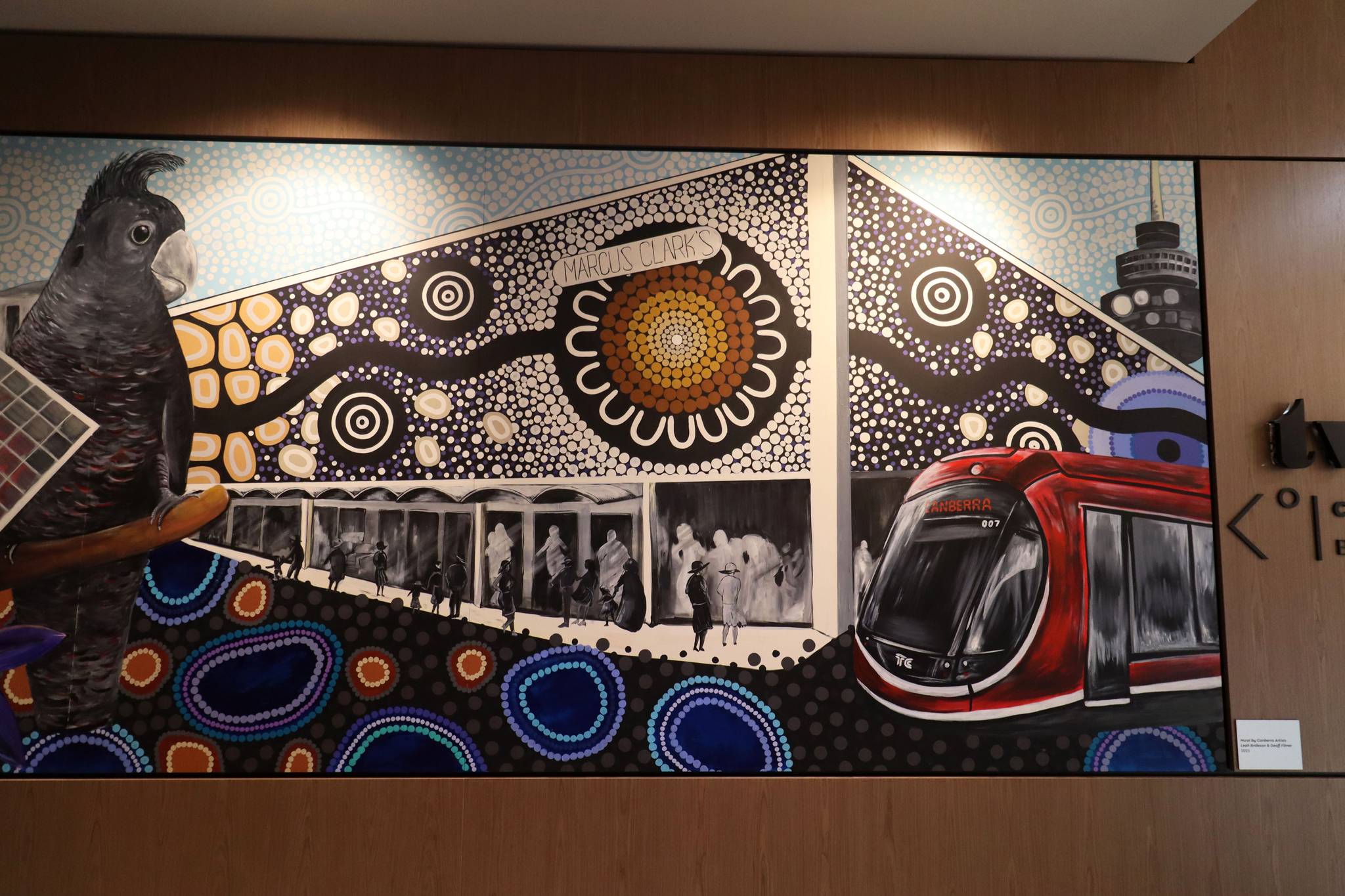 Leah Brideson, GraffikPaint&mdash;Canberra Centre Mural