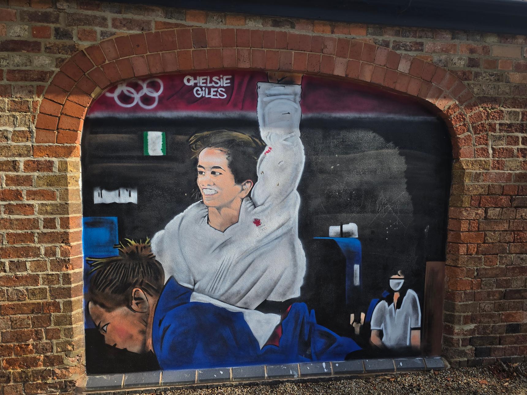 the.artsytwins—Caldecott Park Mural