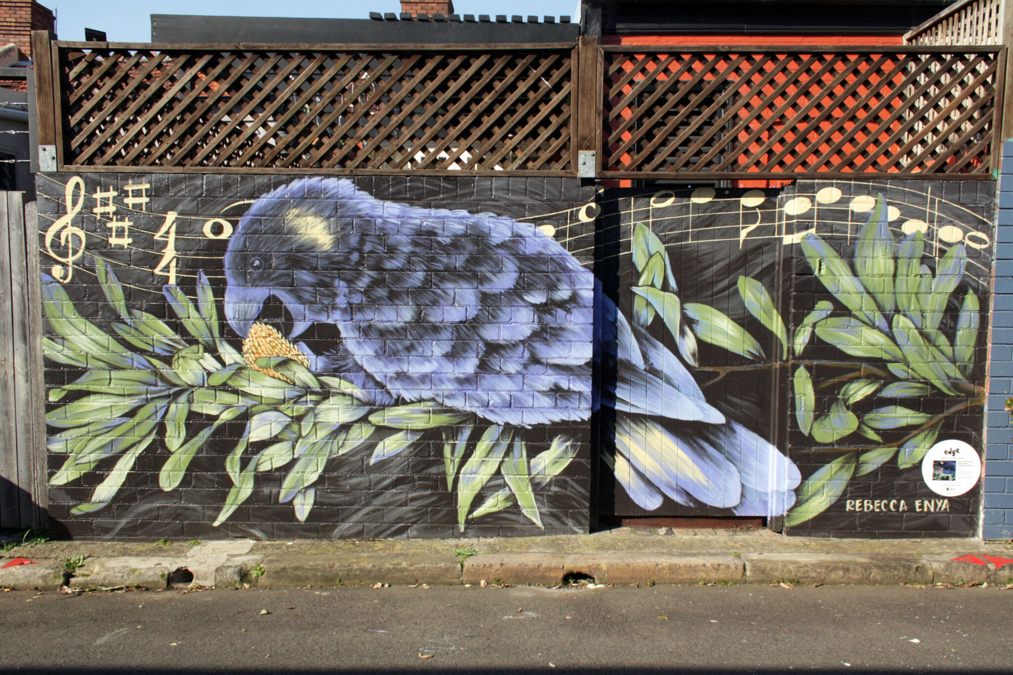 Rebecca Lourey&mdash;Love in Our Hearts with a Black Cockatoo