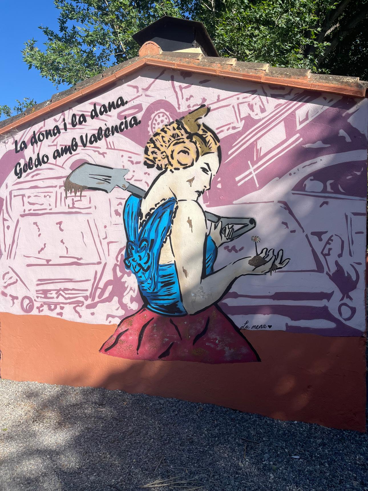 La nena—The fallera of the dana