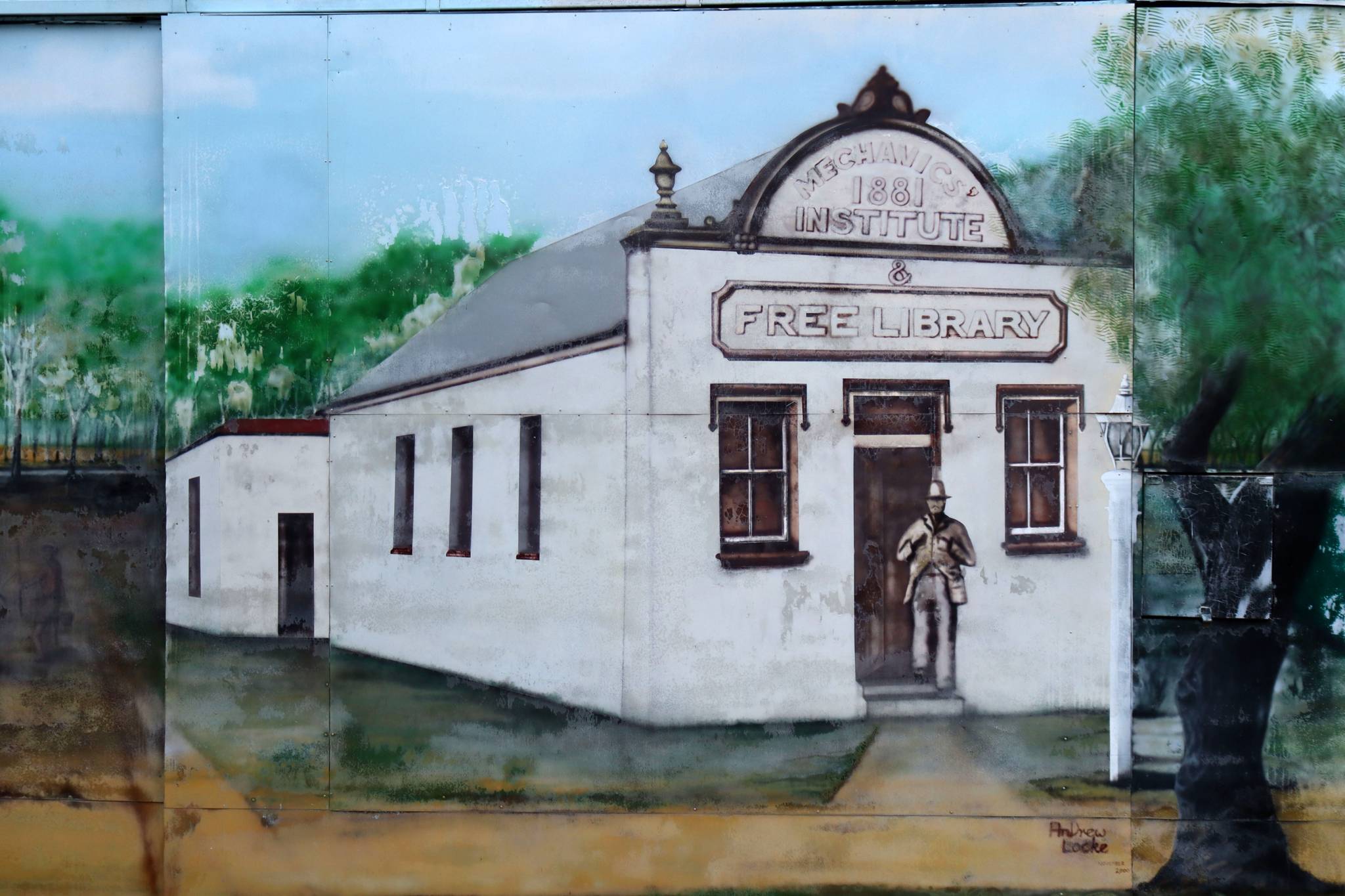 Andrew Locke&mdash;Jerilderie Free Library & Mechanic's Institute