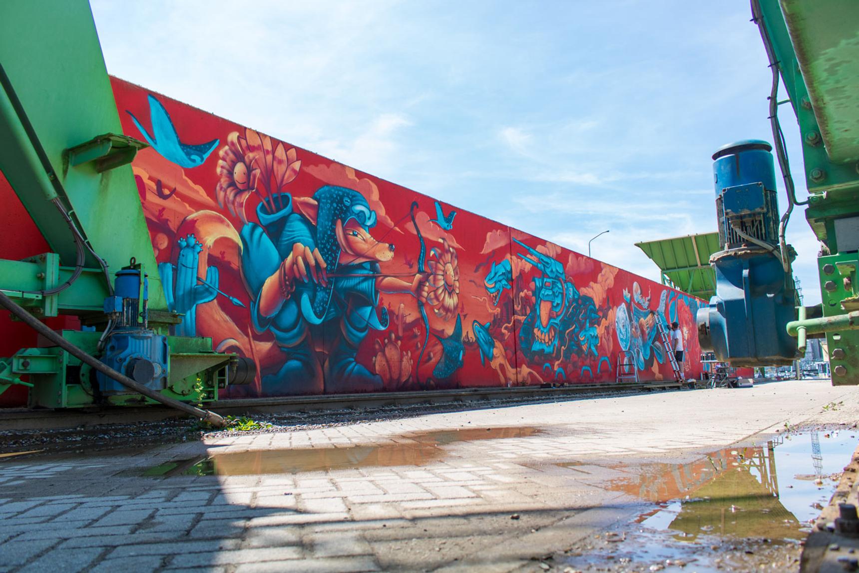 Simian Switch, Sowet, Don Slizerone, Zark, Krimsone, A Squid Called Sebastian, YPSILON, nascaone, nasca, Le Funky, Wesr, Fumomiles, Yeko, Sander Dolstra, DuelOne, 10us, Ard Doko, mediah, Bugster One, Anouk Brand, Giancarlo Ayasta Bernabe, Christian Sassa, Mr.X, Sicovecas—Aan Hoger Wal Festival 2026
