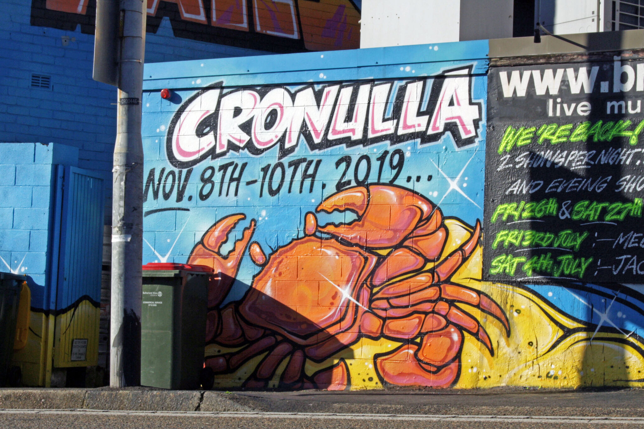 Phibs, PUDL&mdash;Walk the Walls Cronulla