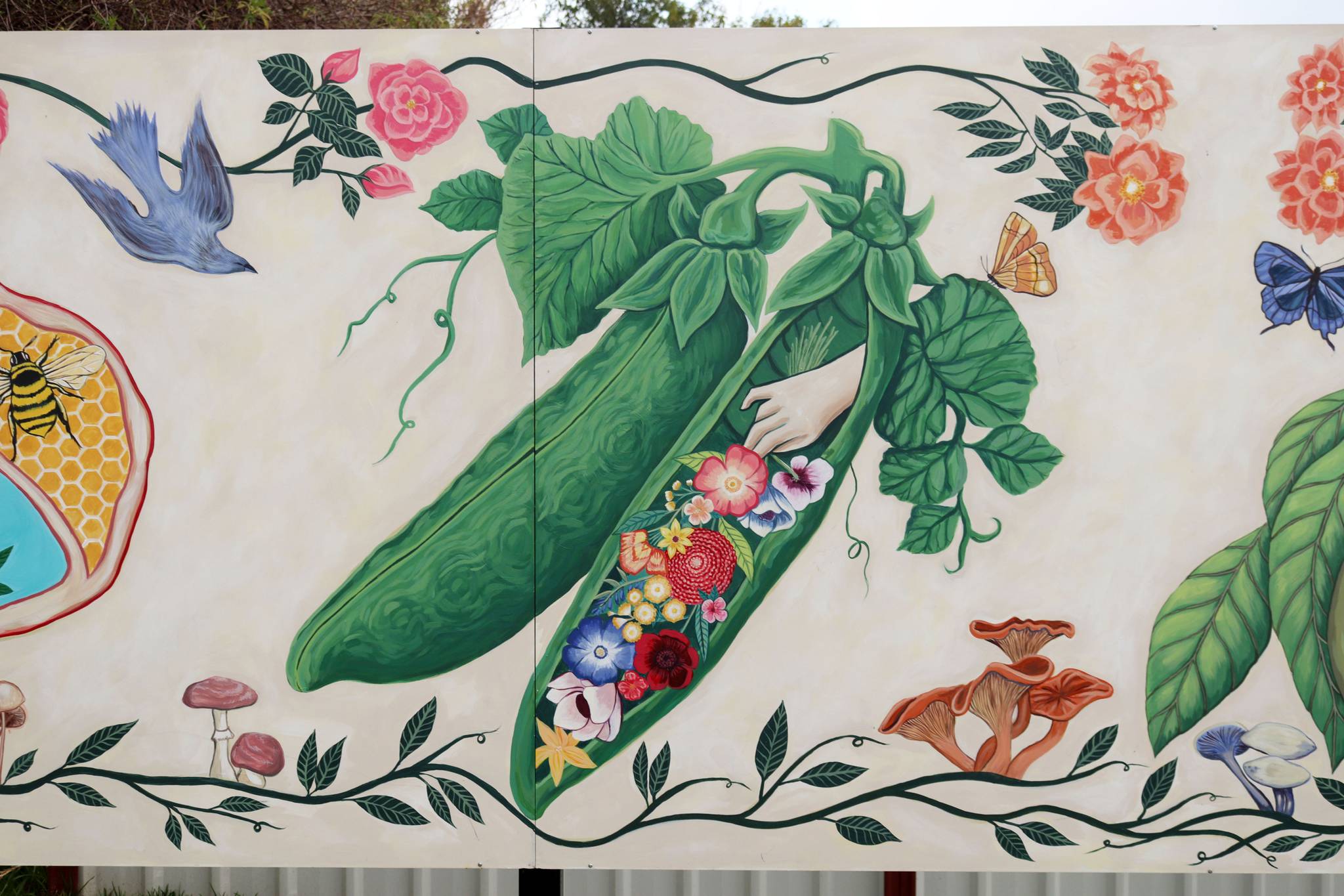 Natasha Soonchild&mdash;Community Garden Mural