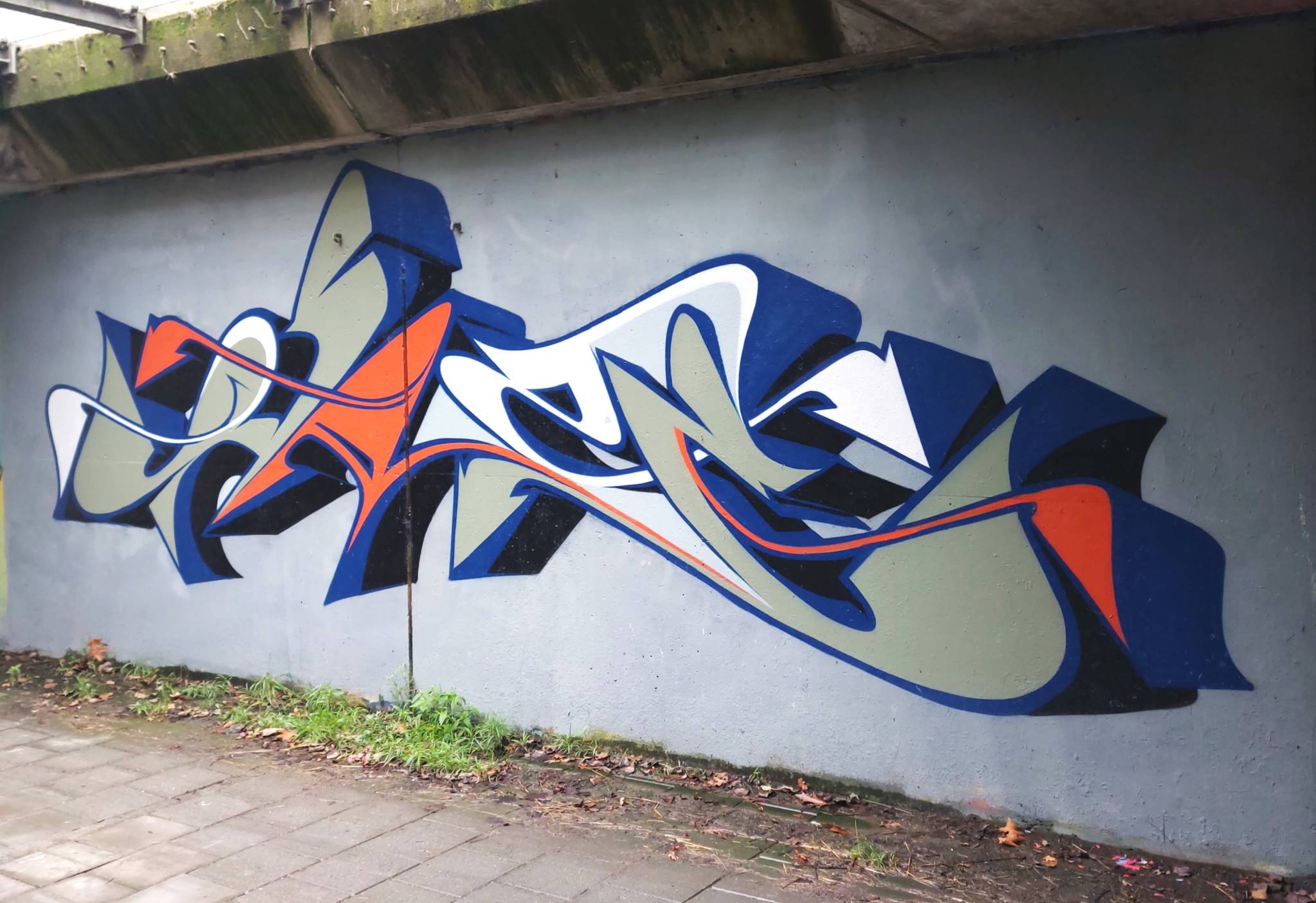 &mdash;Graffitibrug Loksvaartdijk