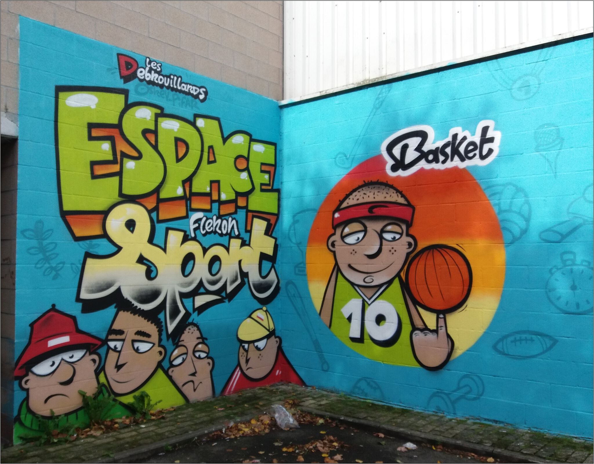 Noname, Urbanart, spray can arts&mdash;Espace Sport de Fléron