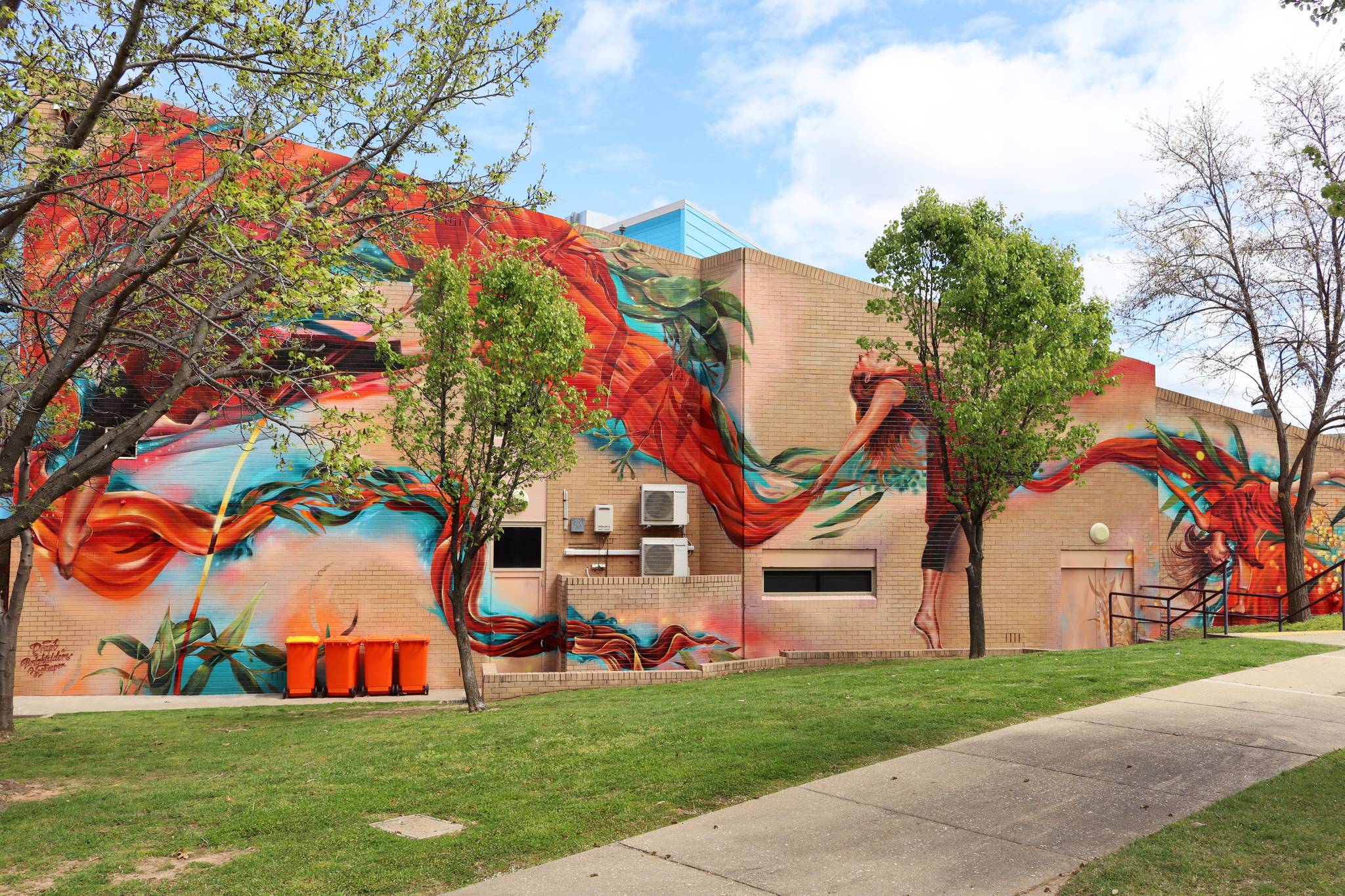 Drapl, The Zookeeper, The Brightsiders&mdash;Cowra Civic Square Mural