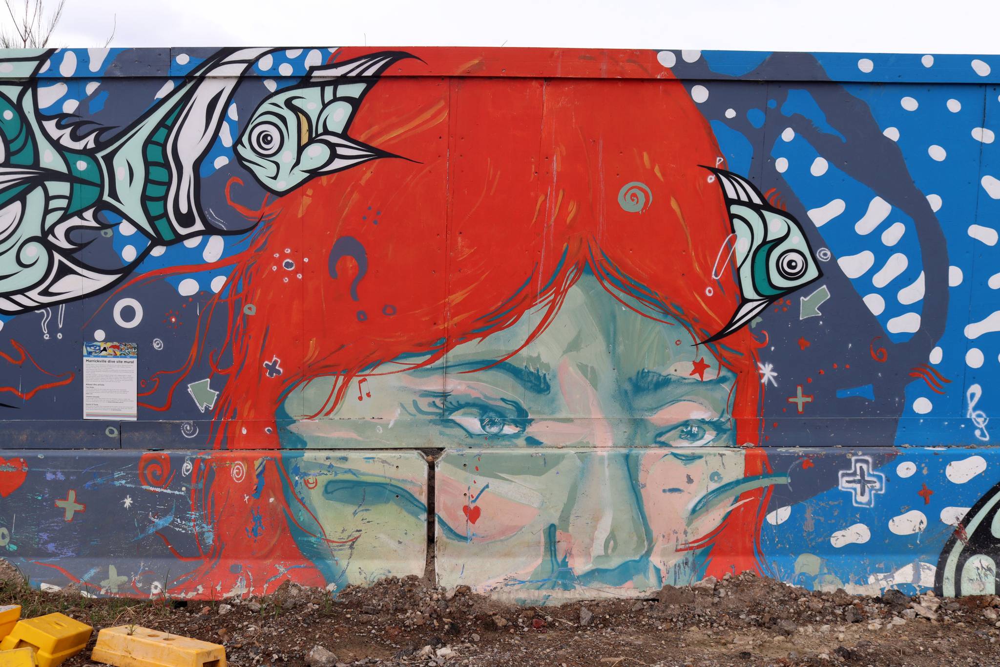 Ears, Joanne Cassady, Phibs&mdash;Marrickville Dive Site Mural