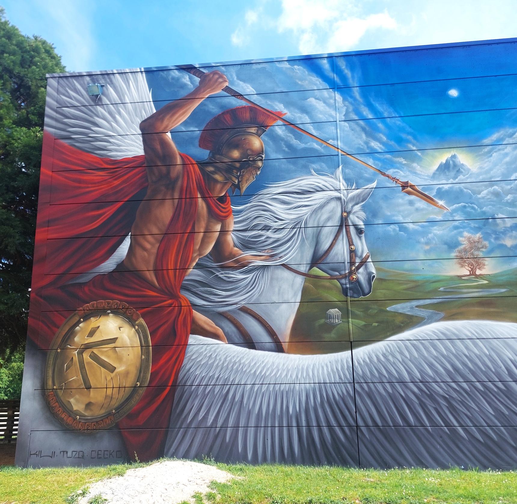 KIWI Wall Art, TUZQ, Cecko—Enantiodromia