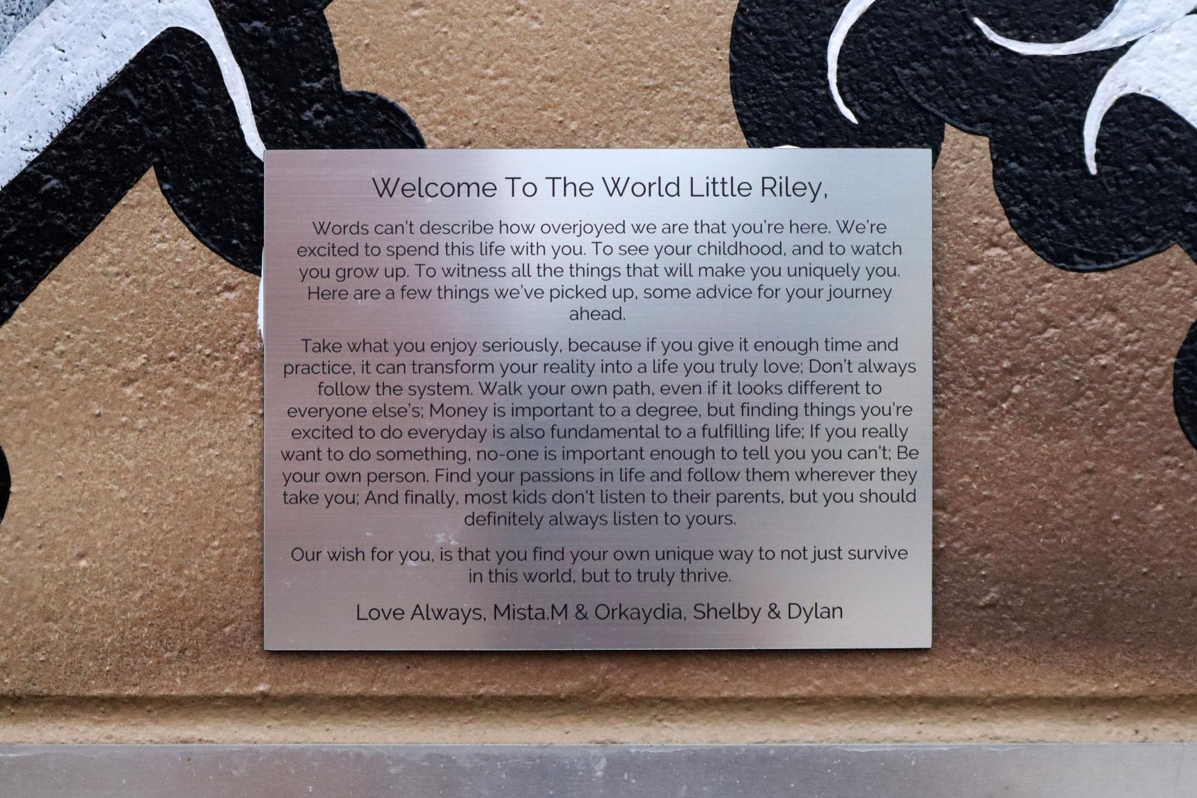 Mista M, Orkaydia—Welcome to the World Little Riley