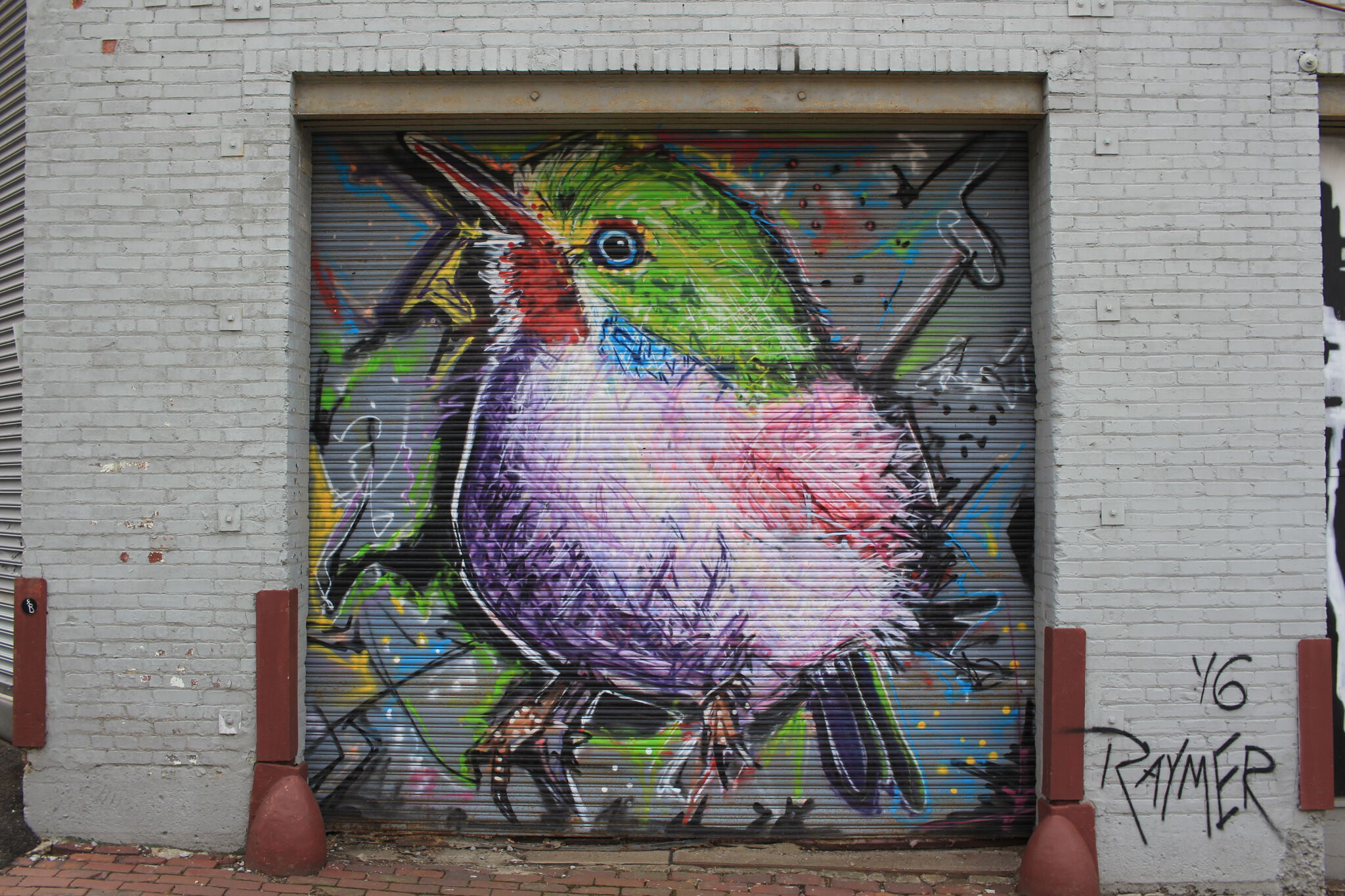 Jeremy Raymer&mdash;Garage Bird Mural