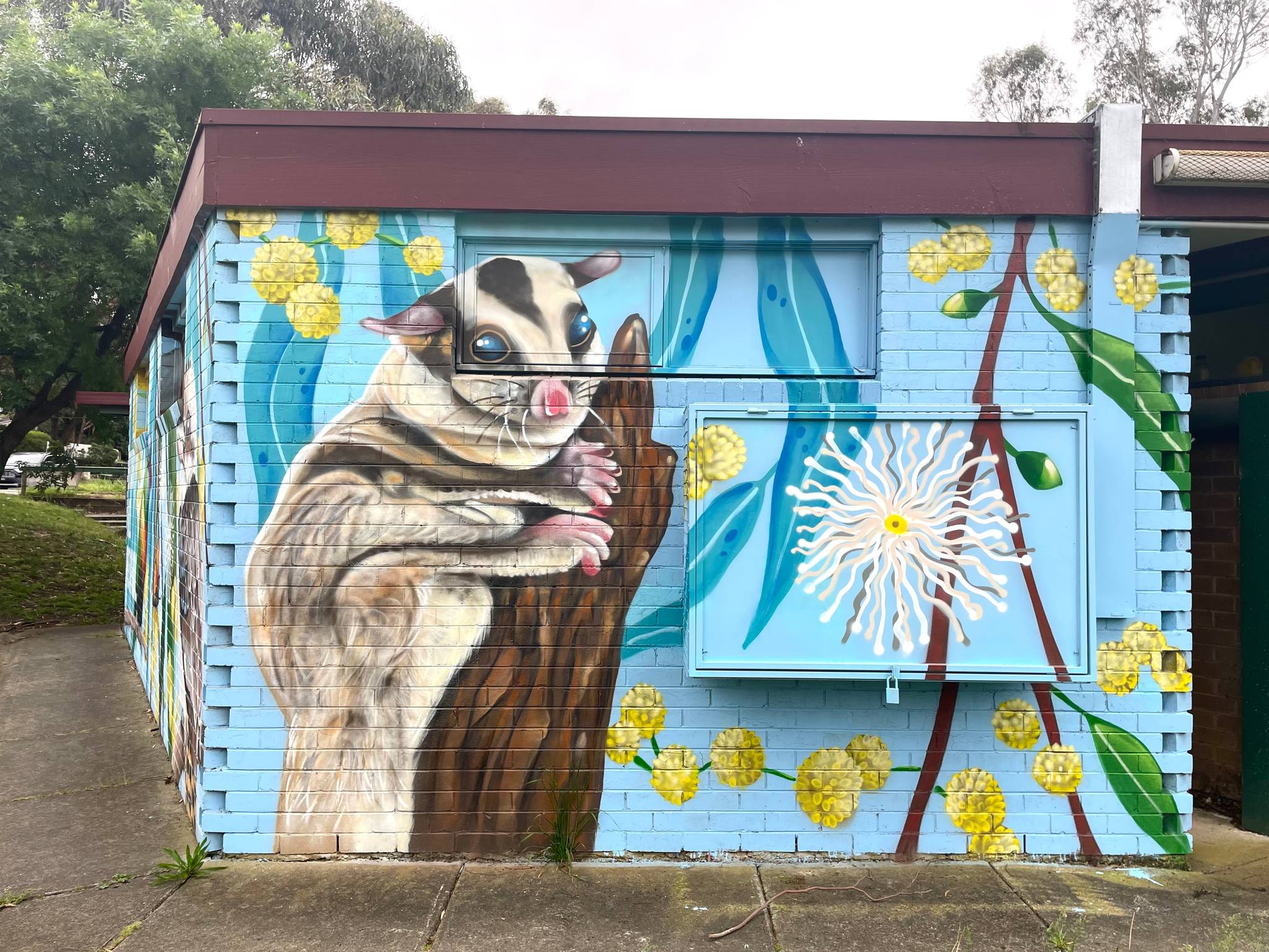 Man of Darkness&mdash;Briar Hill Preschool Mural 