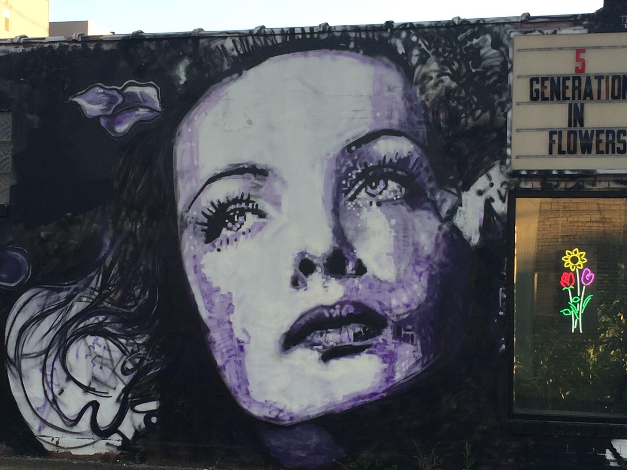 Jeremy Raymer&mdash;Gene Tierney Mural