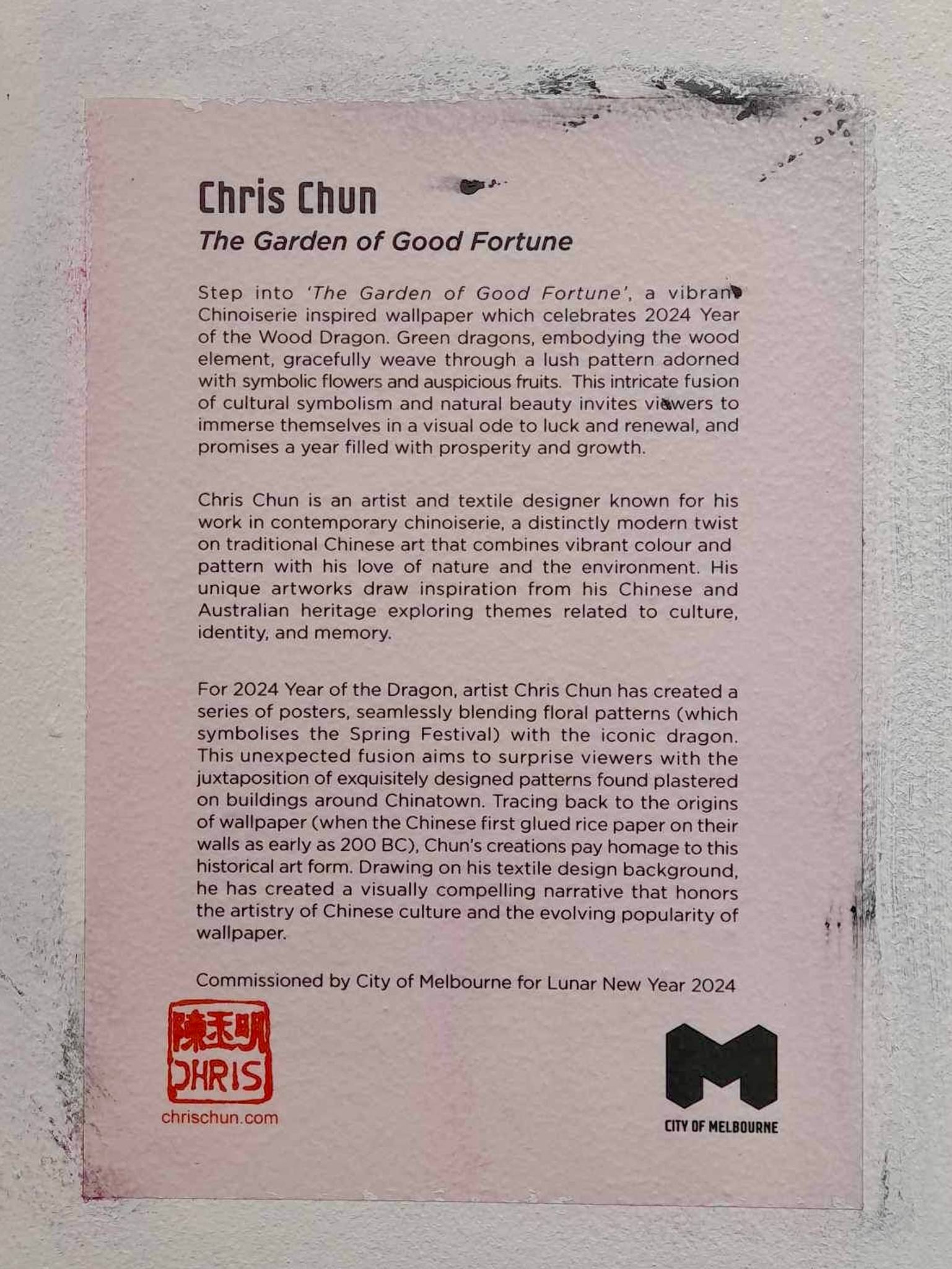 Chris Chun&mdash;The Garden of Good Fortune 