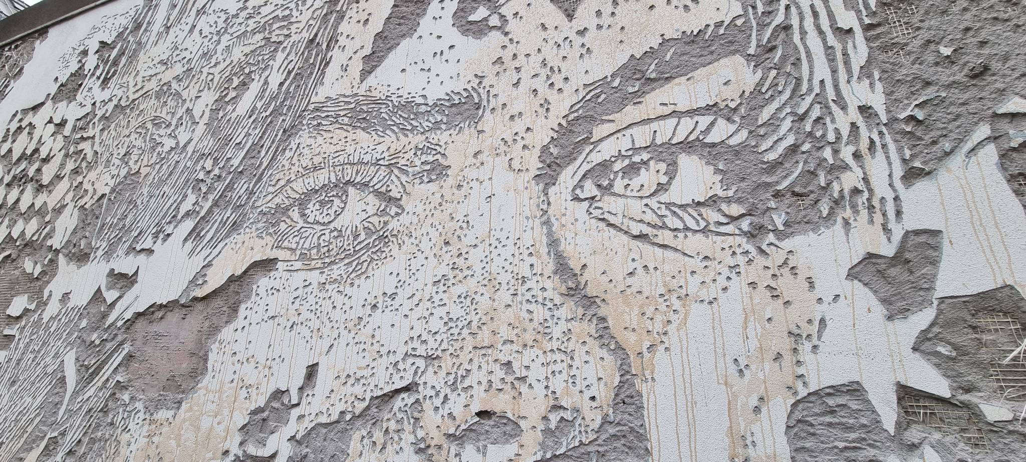 Vhils&mdash;Portrait (unofficial title)