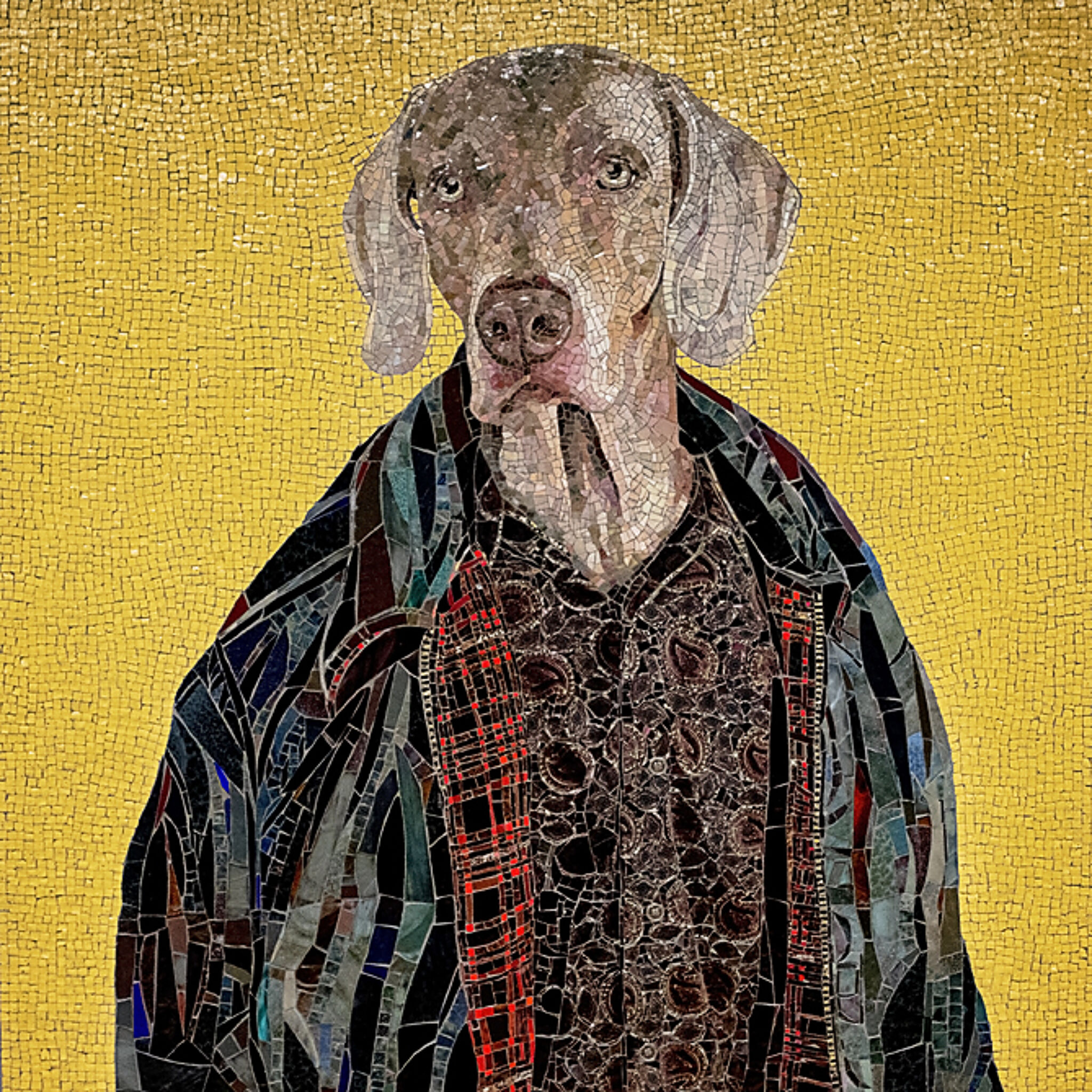 Mayer of Munich&mdash;William Wegman Mosaic Dogs