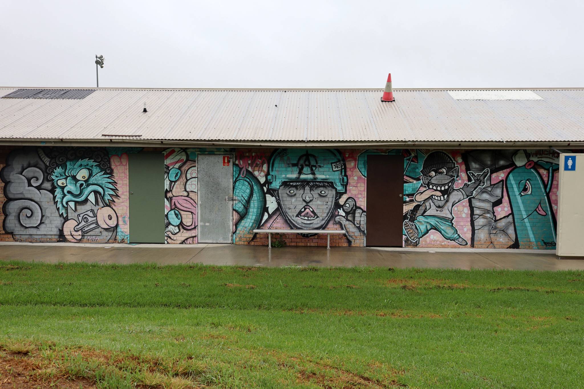 Le Grizz, Mike Watt, Damon Moroney&mdash;Wauchope Skate Park