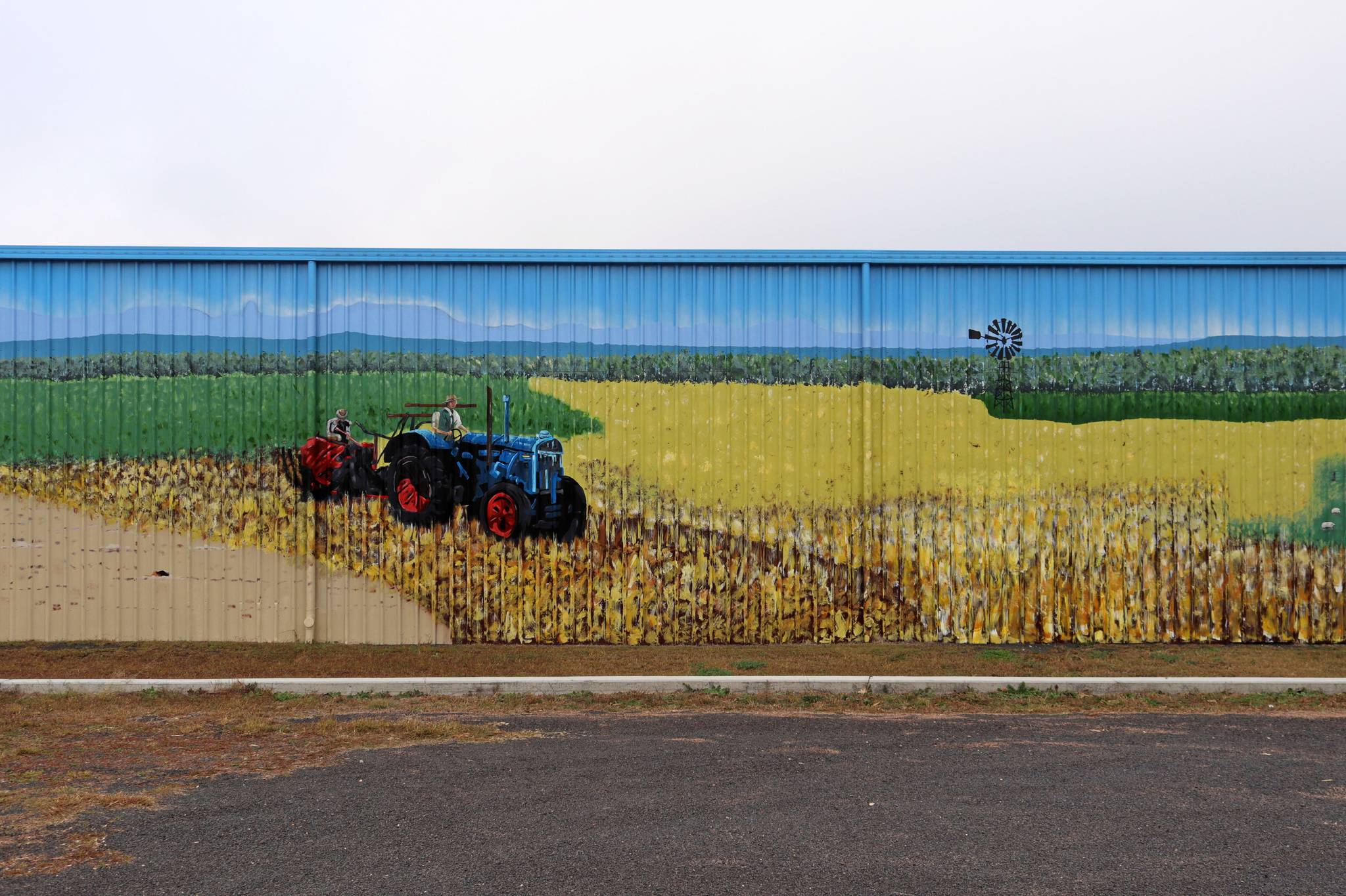 Jack Randell, Solid Signs, Blake Browning, Frits Bos&mdash;Gilgandra Museum and Historical Society Mural